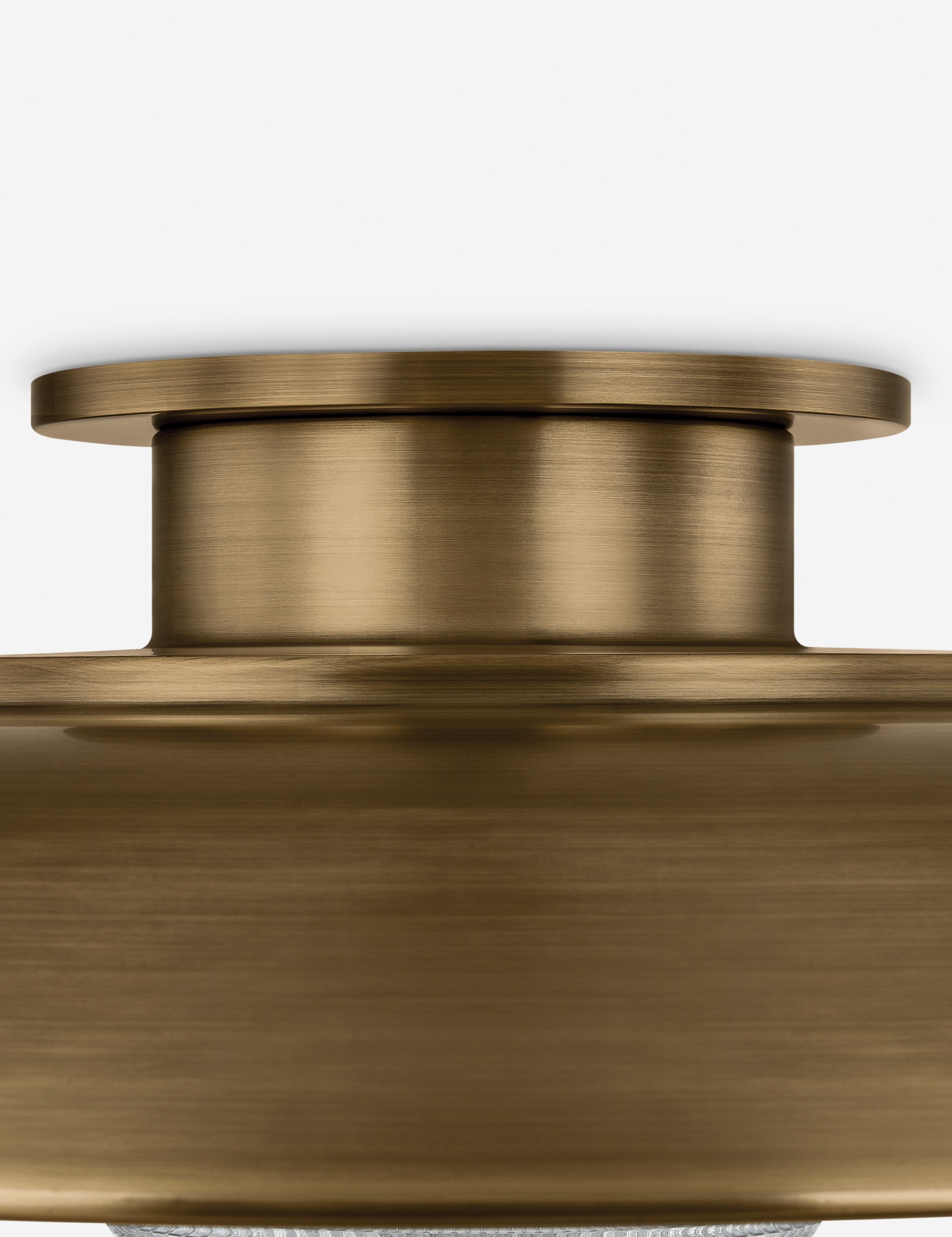 Lulu and Georgia Toro Semi-Flush Mount Light – Aged Brass - view 5