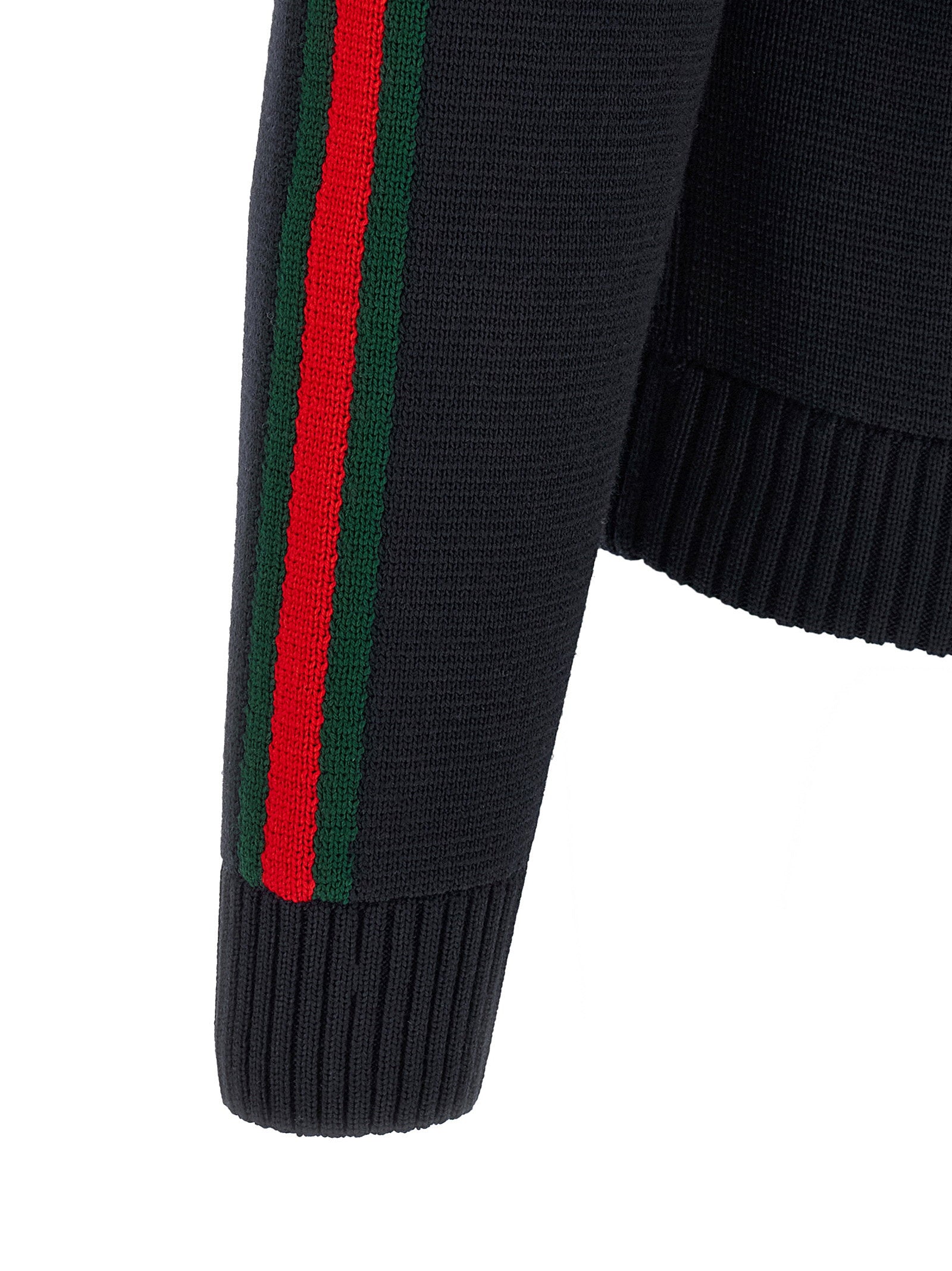 Gucci Web Ribbon Knitted Jacket – 100% wool - view 4