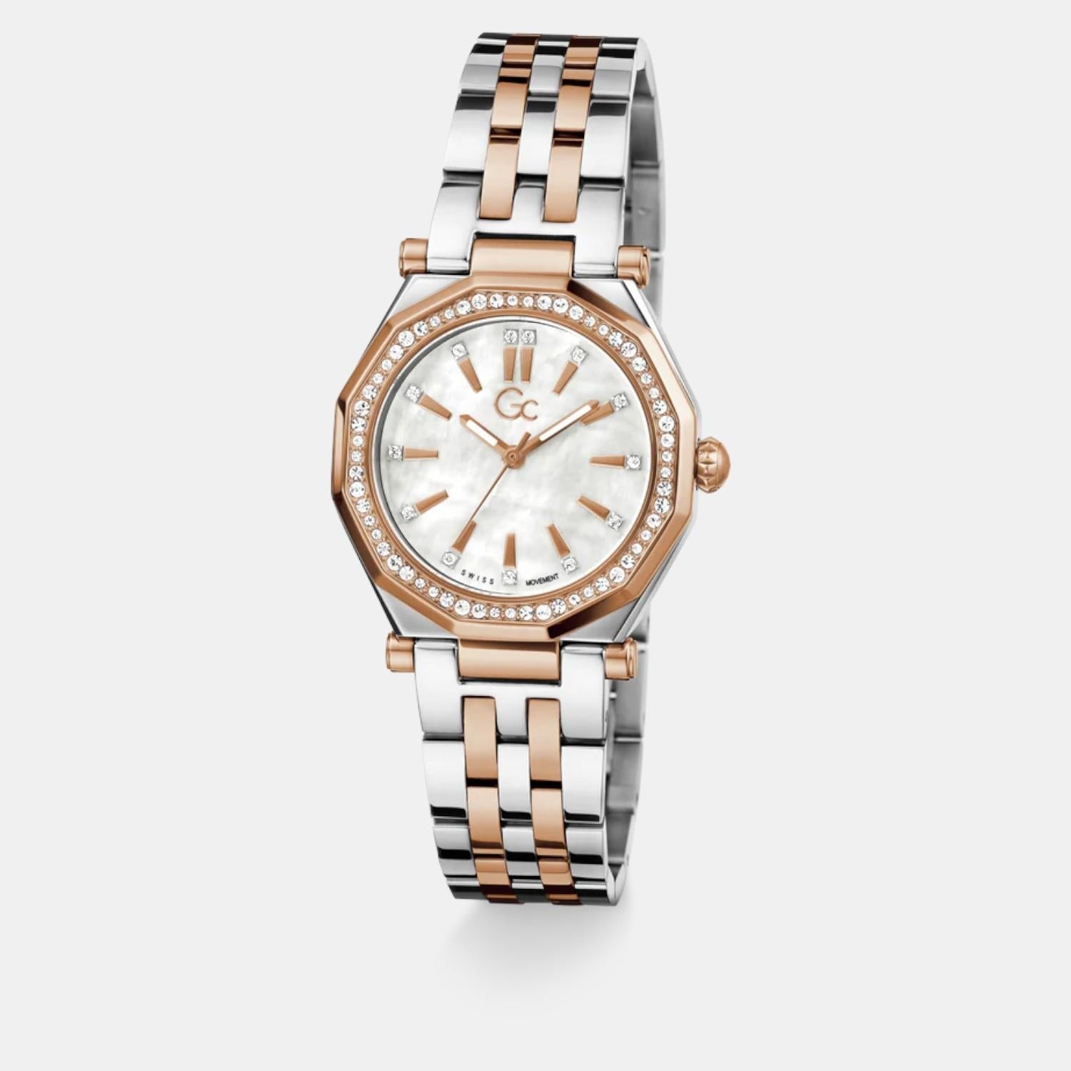 GC Gleam Women Quartz White Dial Analog Stainless Steel Watch Z55001L7 - view 2
