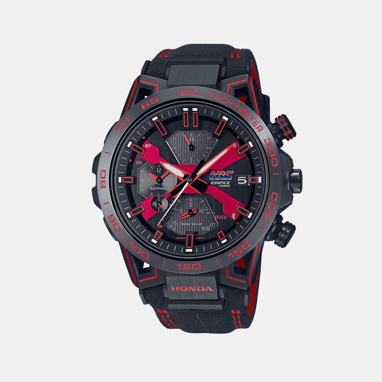 Casio Edifice Men Quartz Black Dial Analog Stainless Steel Watch ED566