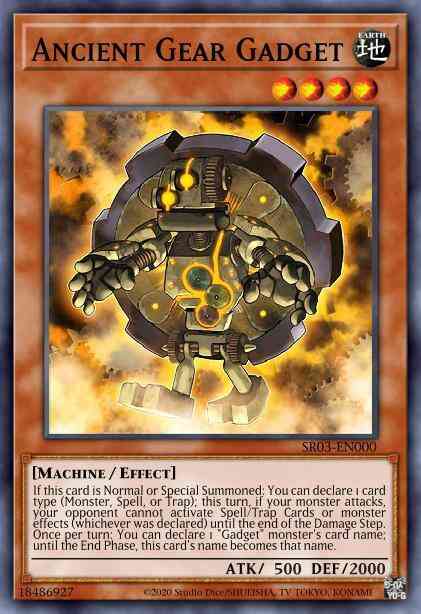 Yu-Gi-Oh! Ancient Gear Gadget - SR03-EN000 - Ultra Rare - 1st Edition