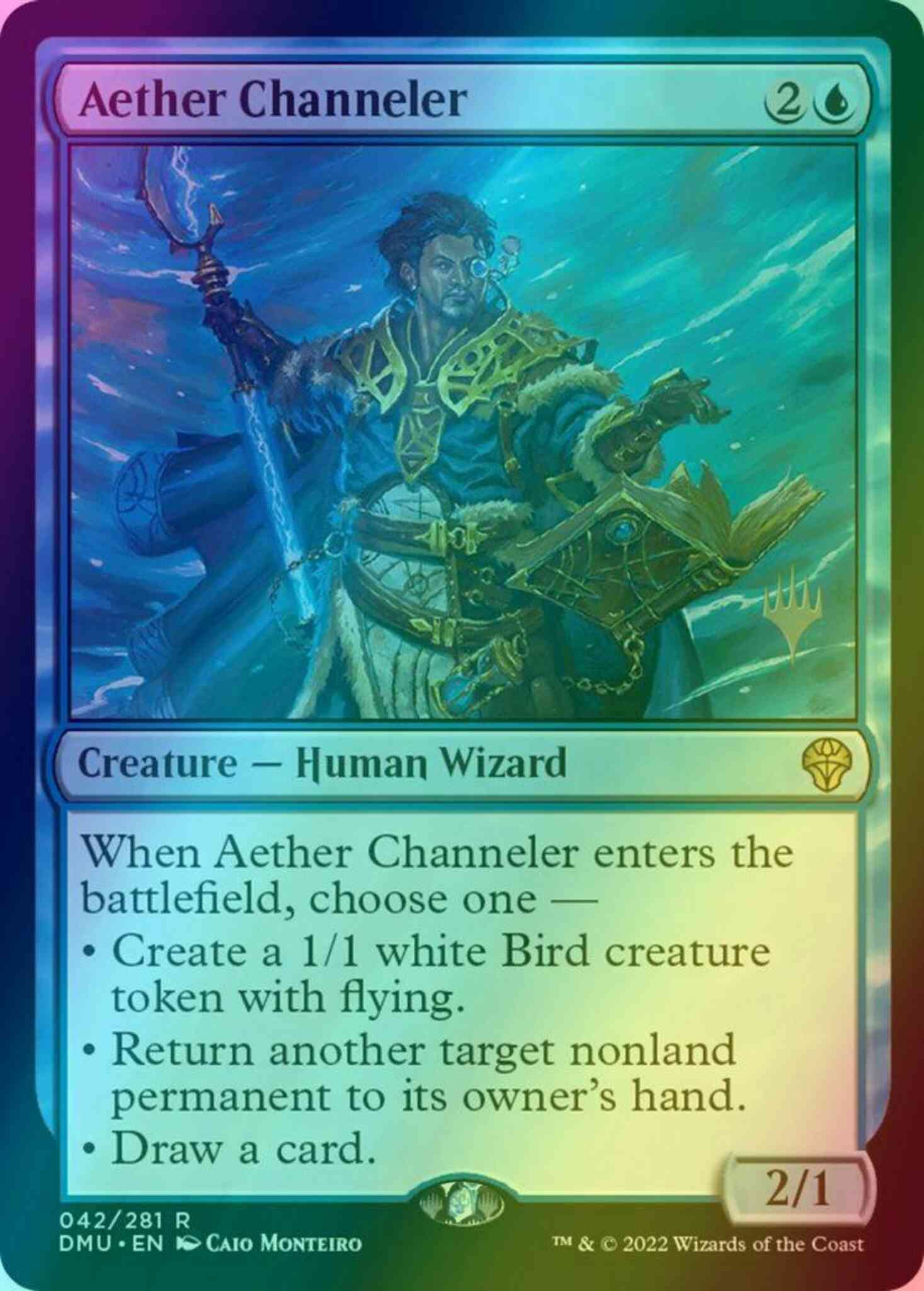 Aether channeler 42p – Magic Aether Channeler [42p] [Promo Pack] [Dominaria United: Promos] [Foil]