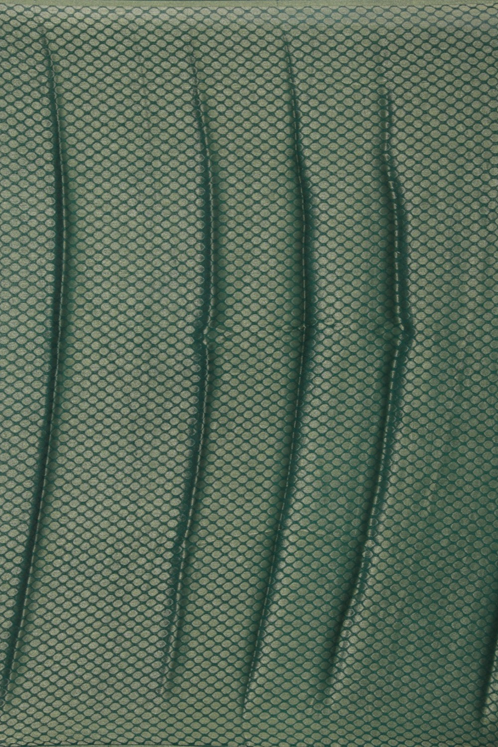 Kalanjali Crepe Silk Brocade Green Saree – Women's - view 4