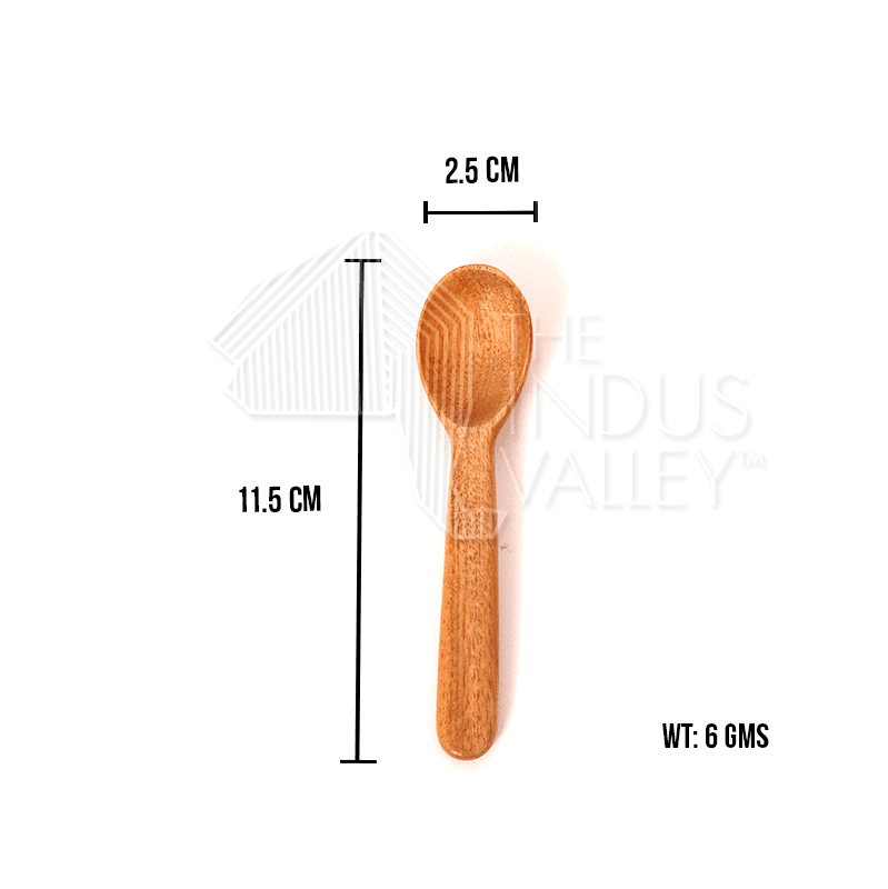 The Indus Valley Neem Wood Kids Spoon