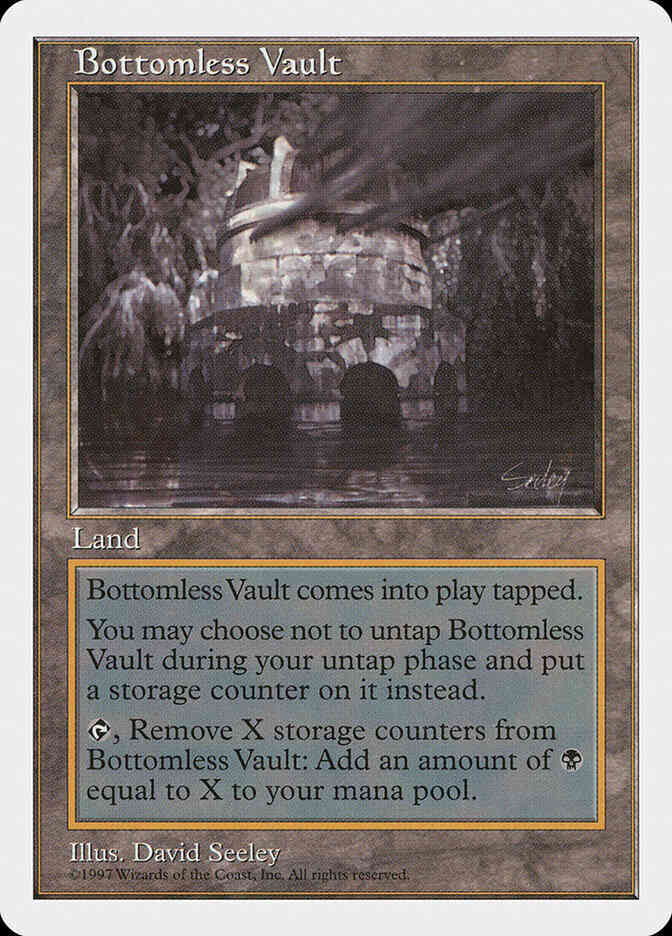 Bottomless vault 411 – Magic Bottomless Vault [411] [Fifth Edition] [Non-Foil]