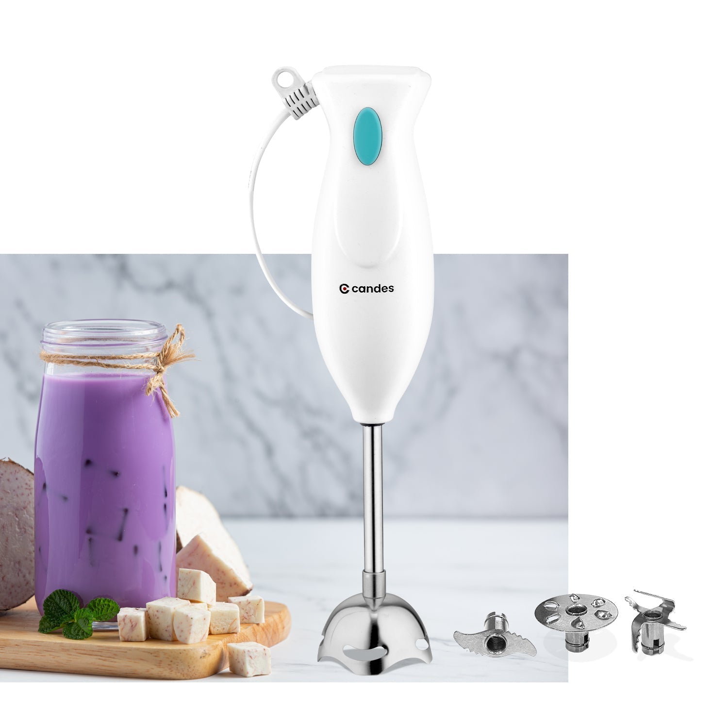 Candes-store Handy Hand Blender 250 Watt (White) (B2B)