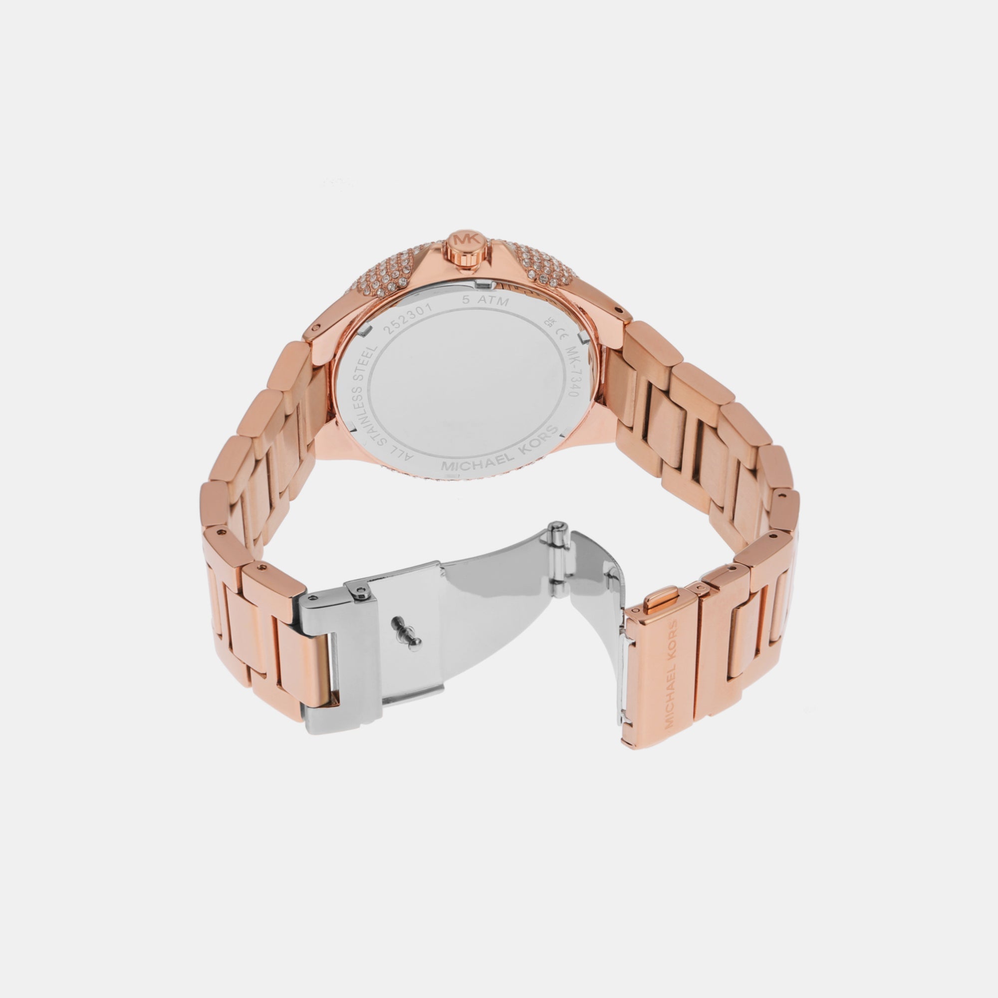 Michael Kors Camille Women Quartz Pink Dial Analog Stainless Steel Watch MK7340 - view 2