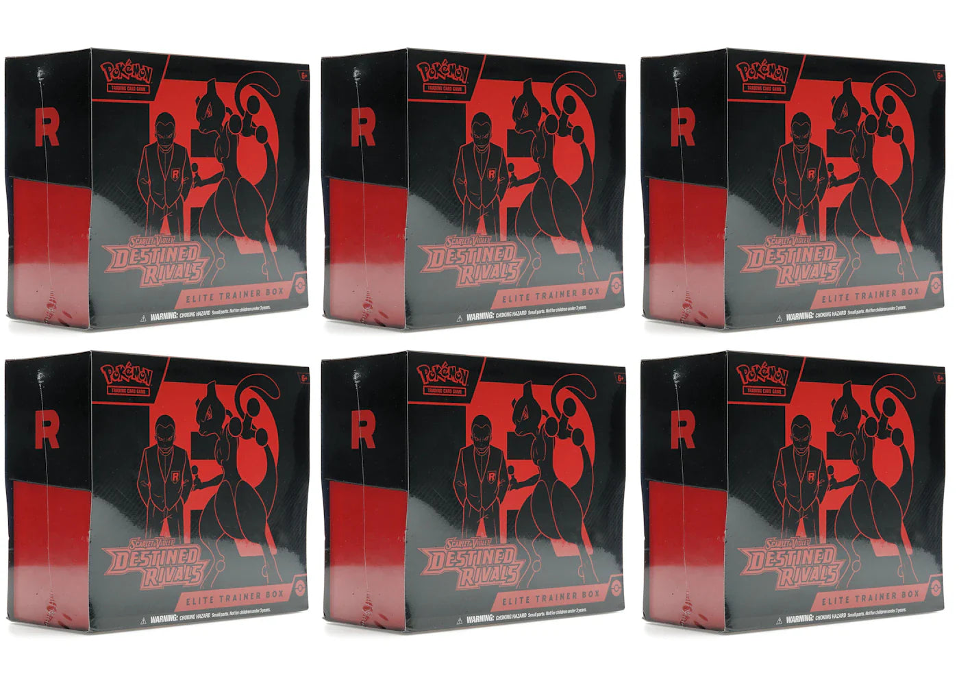 Scarlet violet destined – 2025 Pokémon Scarlet & Violet Destined Rivals Elite Trainer Box 6x Lot