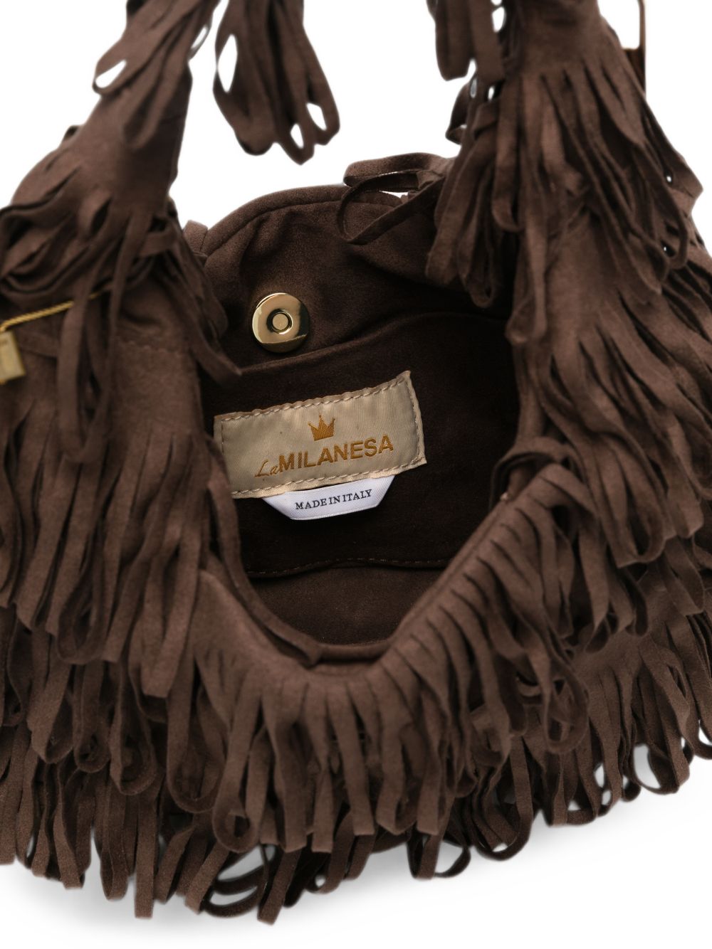 La Milanesa Capucis Fringed Bag - view 3