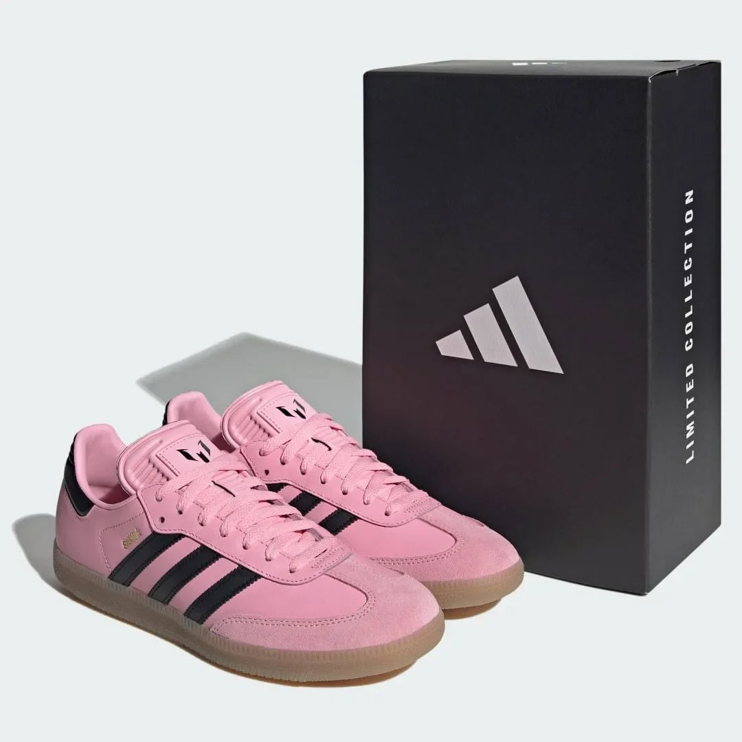 Sneaker Cafe Mumbai Adidas Samba Inter Miami Cf Messi Pink - view 4