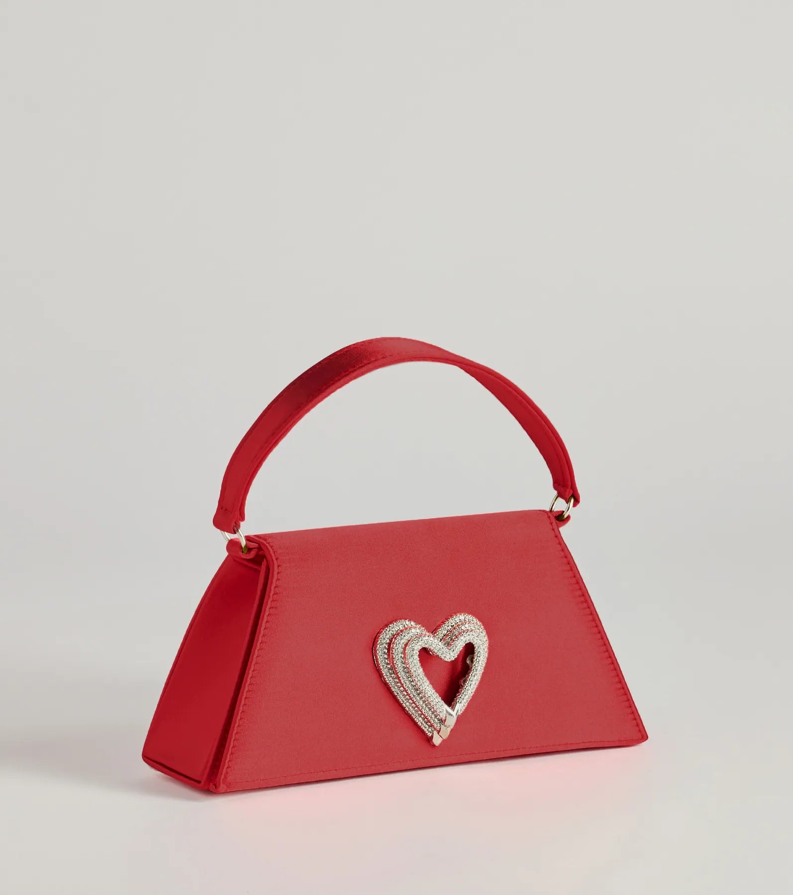 Windsor Sparkle Romance Rhinestone Heart Handbag
