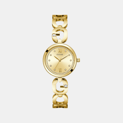 Guess Bejeweled Women Quartz Champagne Dial Analog Stainless Steel Watch GW0759L2 - view 2