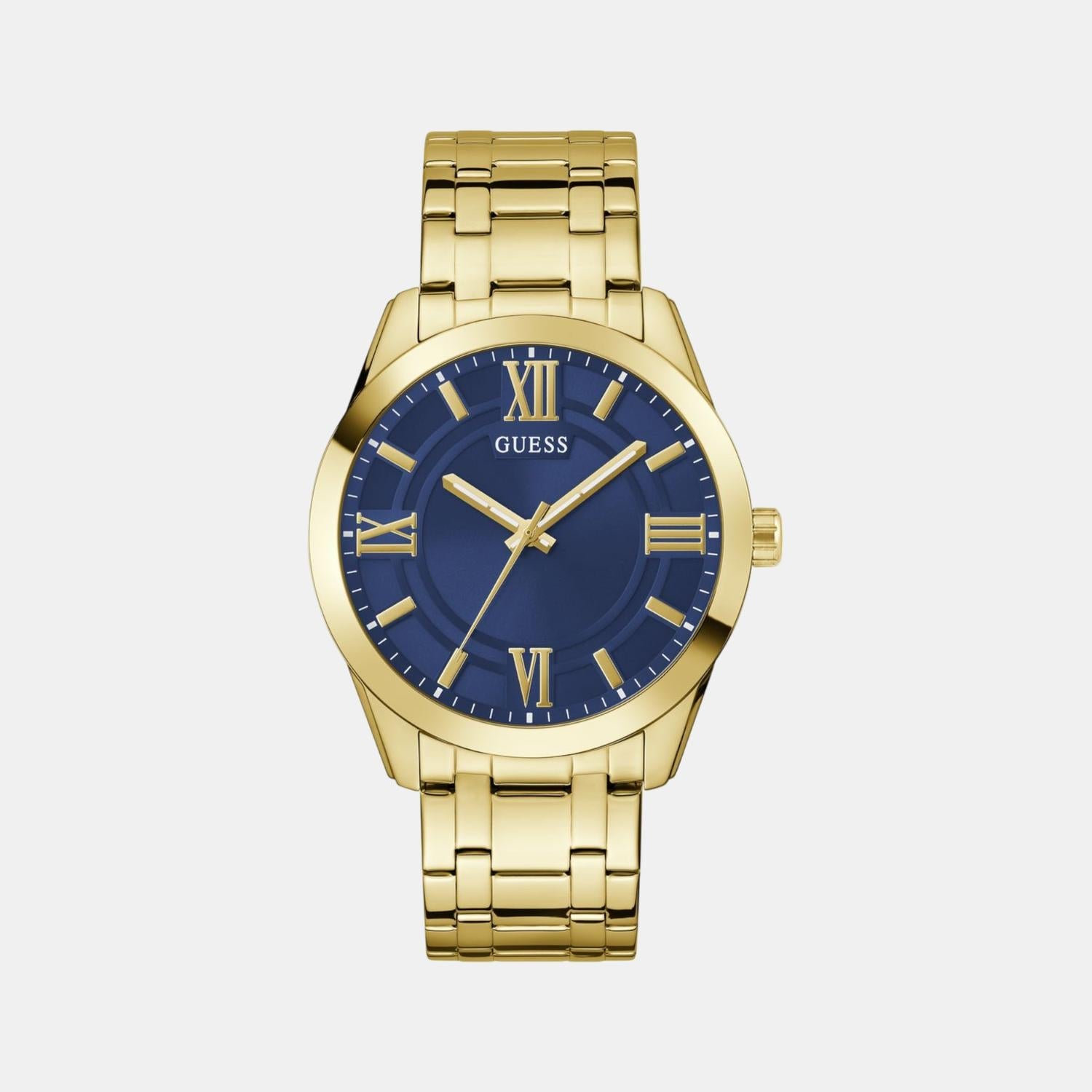 Guess Dress Women Quartz Blue Dial Analog Stainless Steel Watch GW0893G5