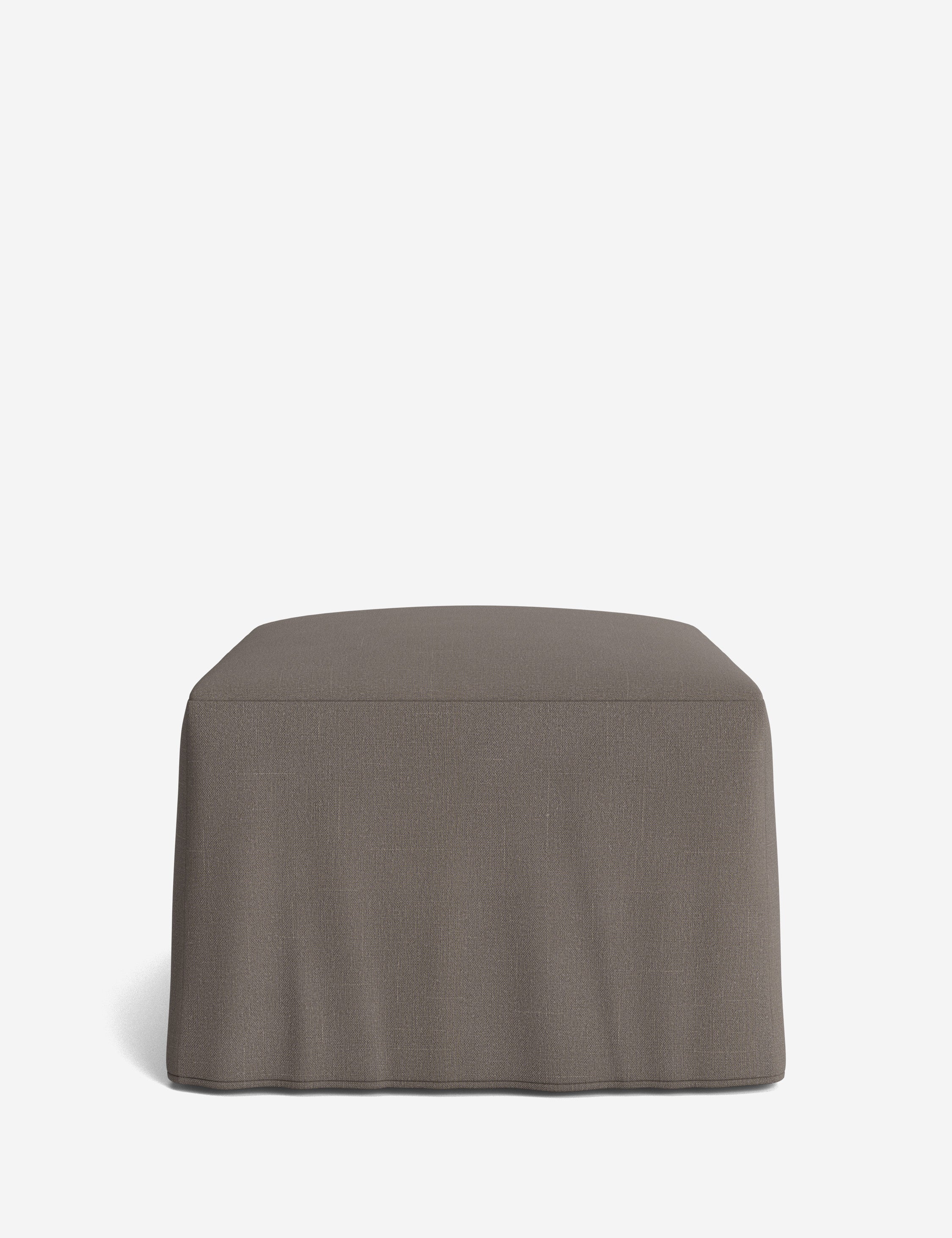 Lulu and Georgia Portola Slipcover Ottoman - view 143