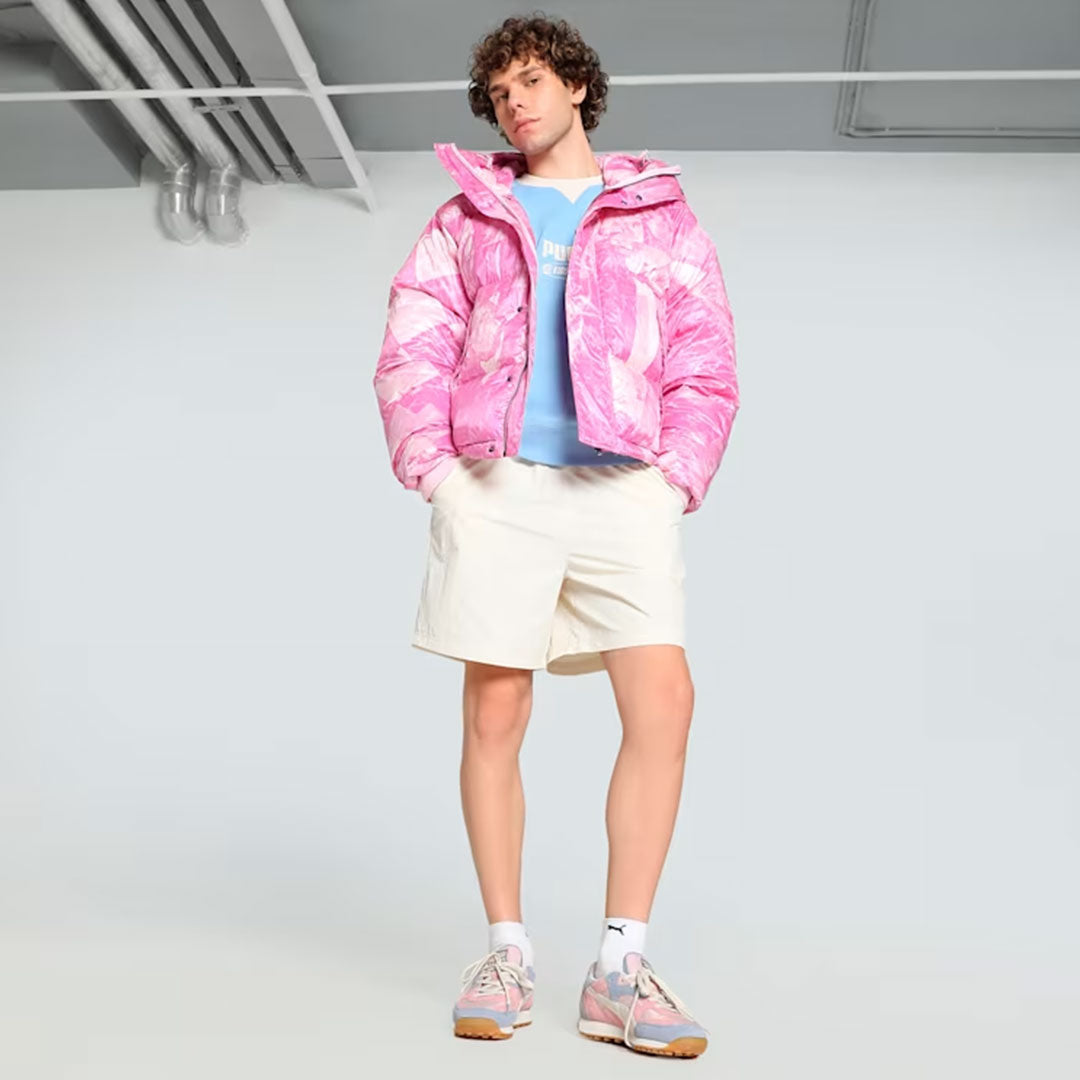 Puma | X Kidsuper All Over Print Puffer { Pearl Pink - view 6