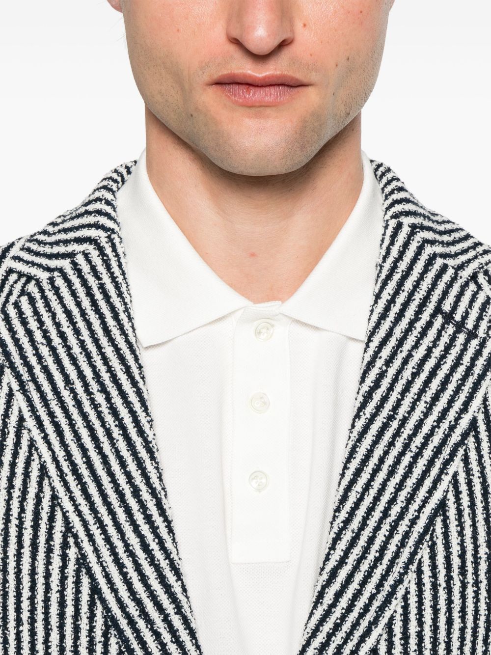 Circolo 1901 Striped cotton jacket – Cotton 75% Polyester 25% - view 4