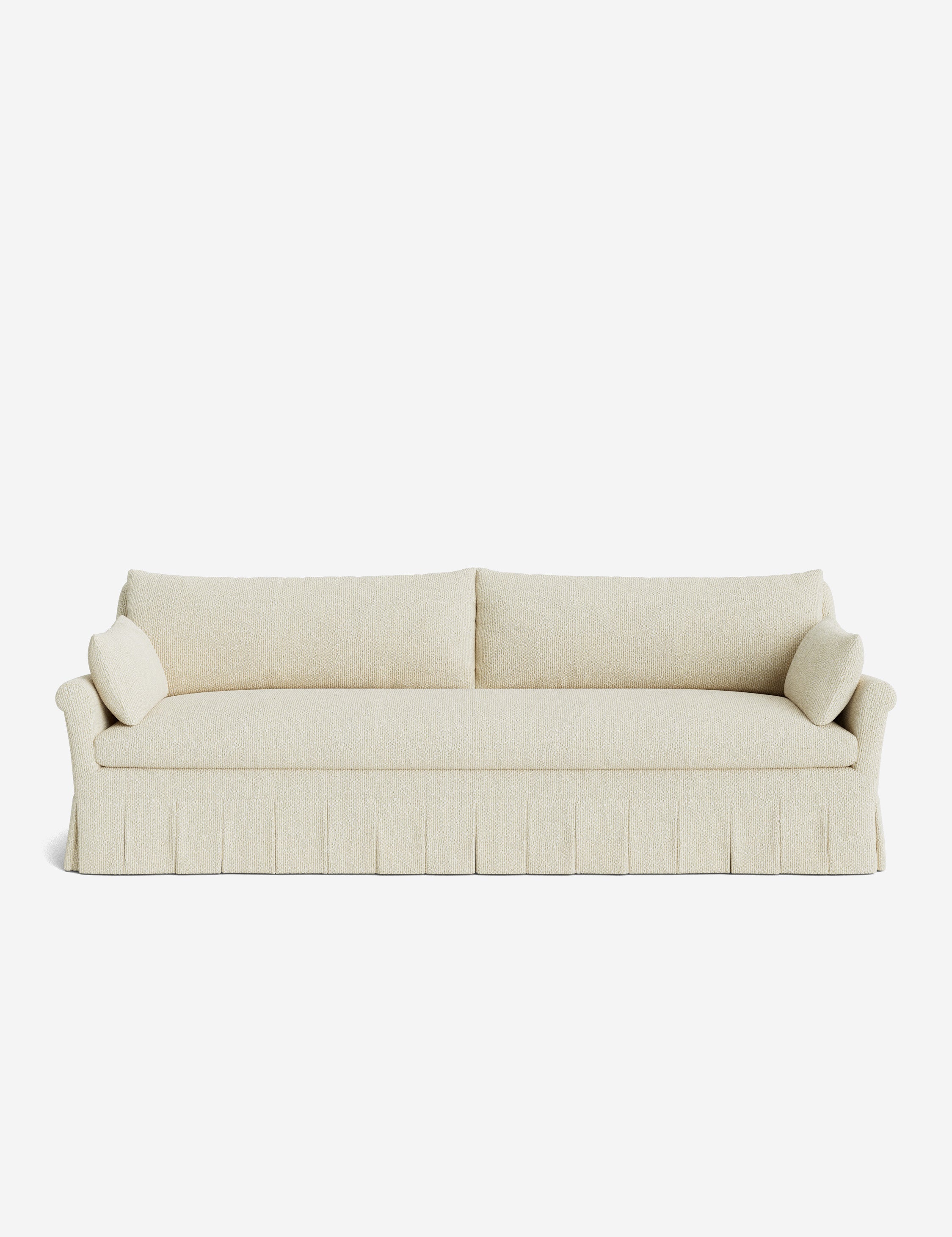Lulu and Georgia Portola Rolled Arm Pleated Sofa - view 199