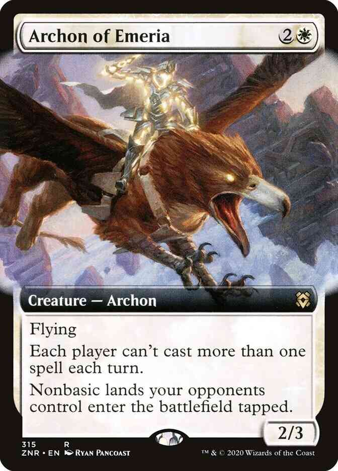 Magic Archon of Emeria [315] [Extended Art] [Zendikar Rising] [Non-Foil]