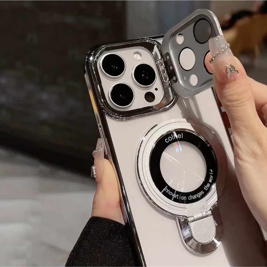 Million Cases Crystal Ring Grip Lens Bracket Case - iPhone - view 2