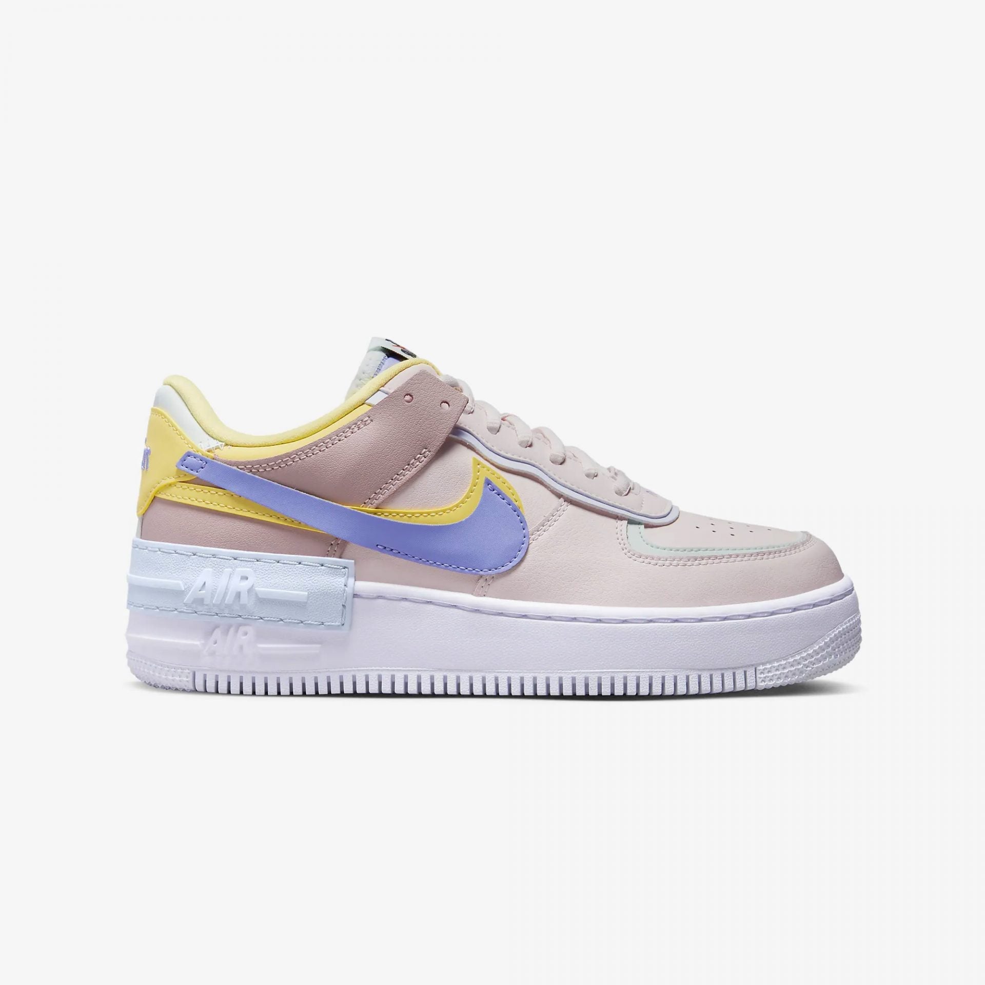 Nike | AIR FORCE 1 SHADOW { LIGHT SOFT PINK/LEMON WASH - view 6