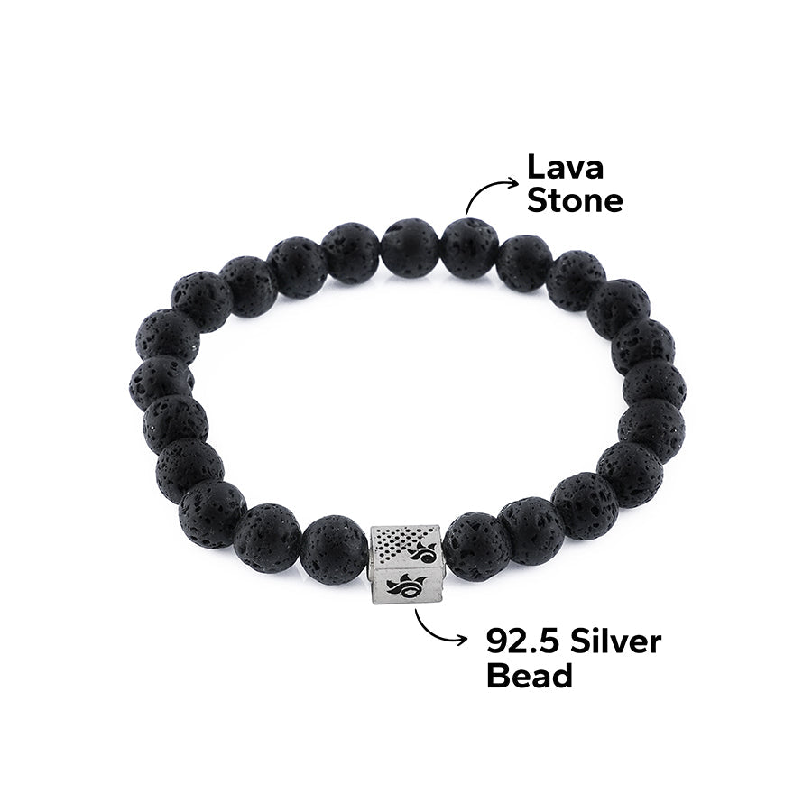 Prinjal Jewellers Lava Stone Bracelet - view 6