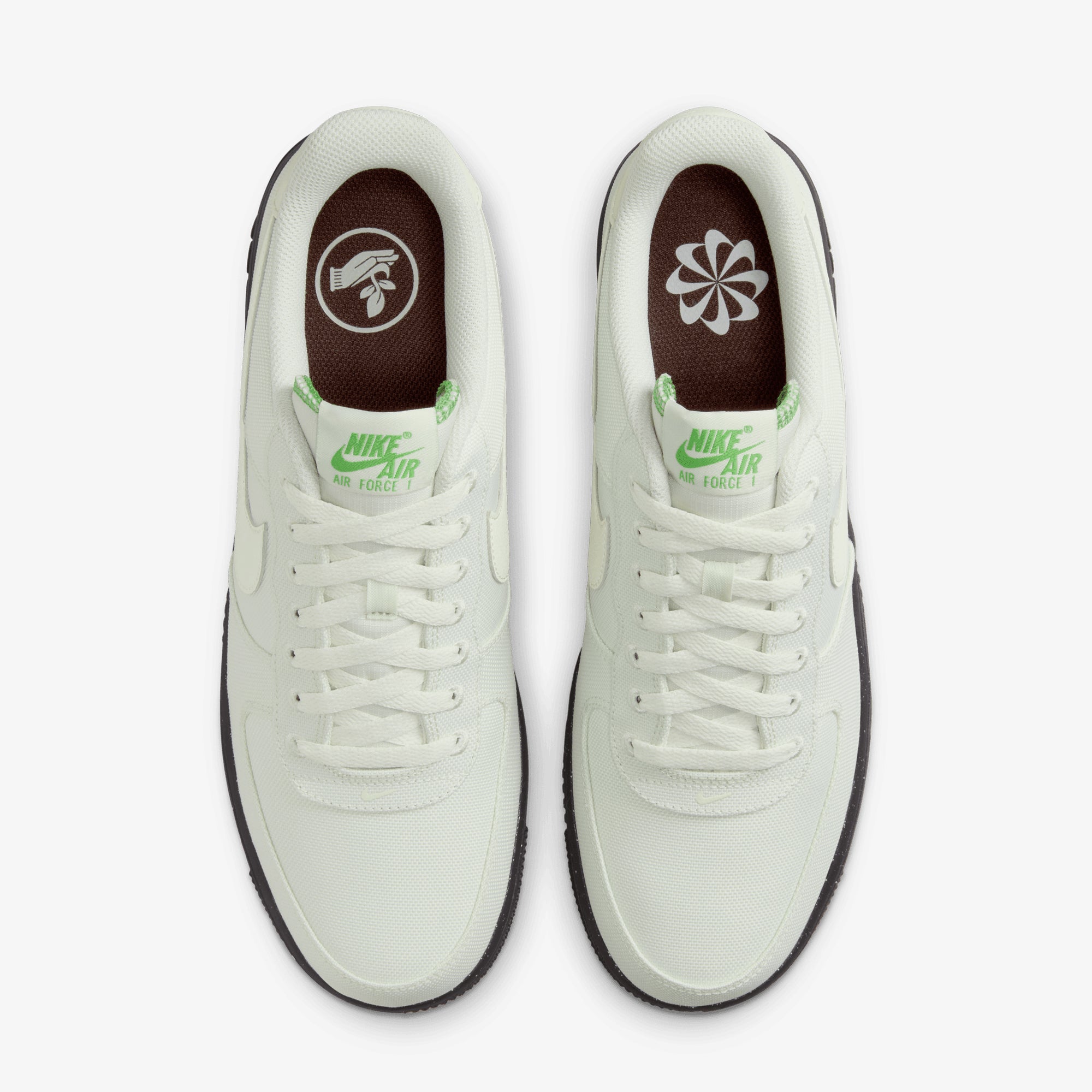 Nike | Air Force 1'07 Lv8 { Sea Glass/sea Glass-black-chlorophyll - view 2