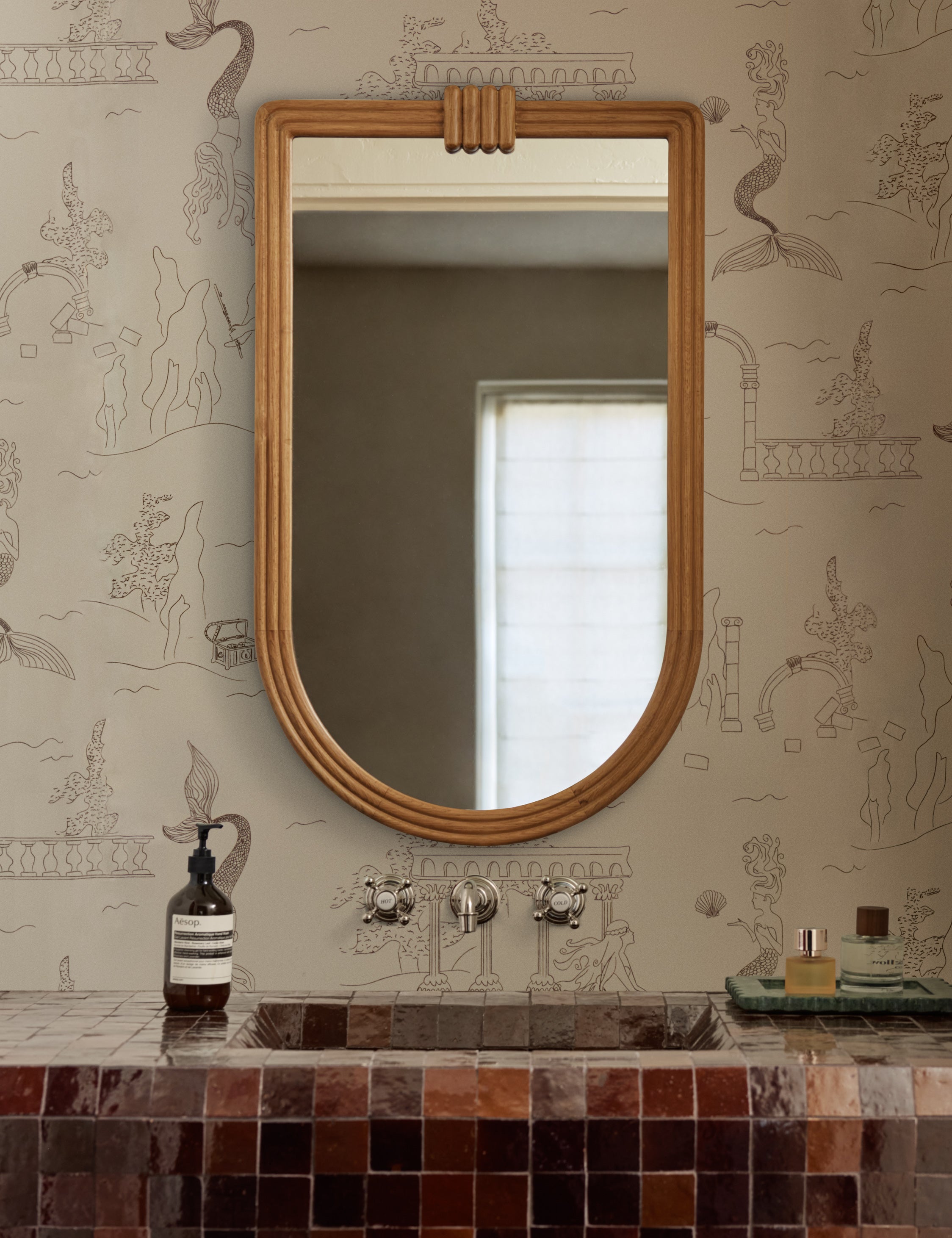 Lulu and Georgia Teo Mirror by Sarah Sherman Samuel - view 2