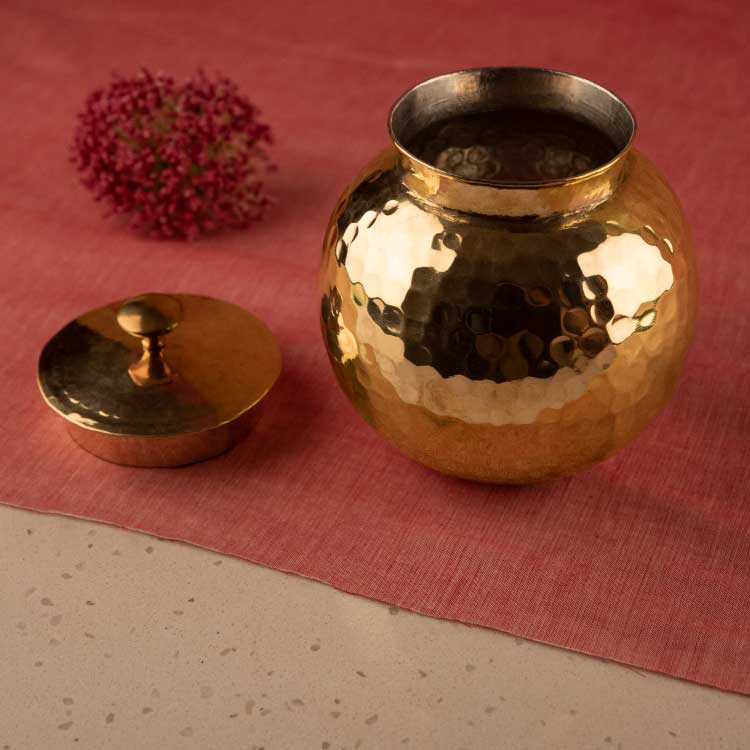 P-TAL Brass Round Canister - view 2