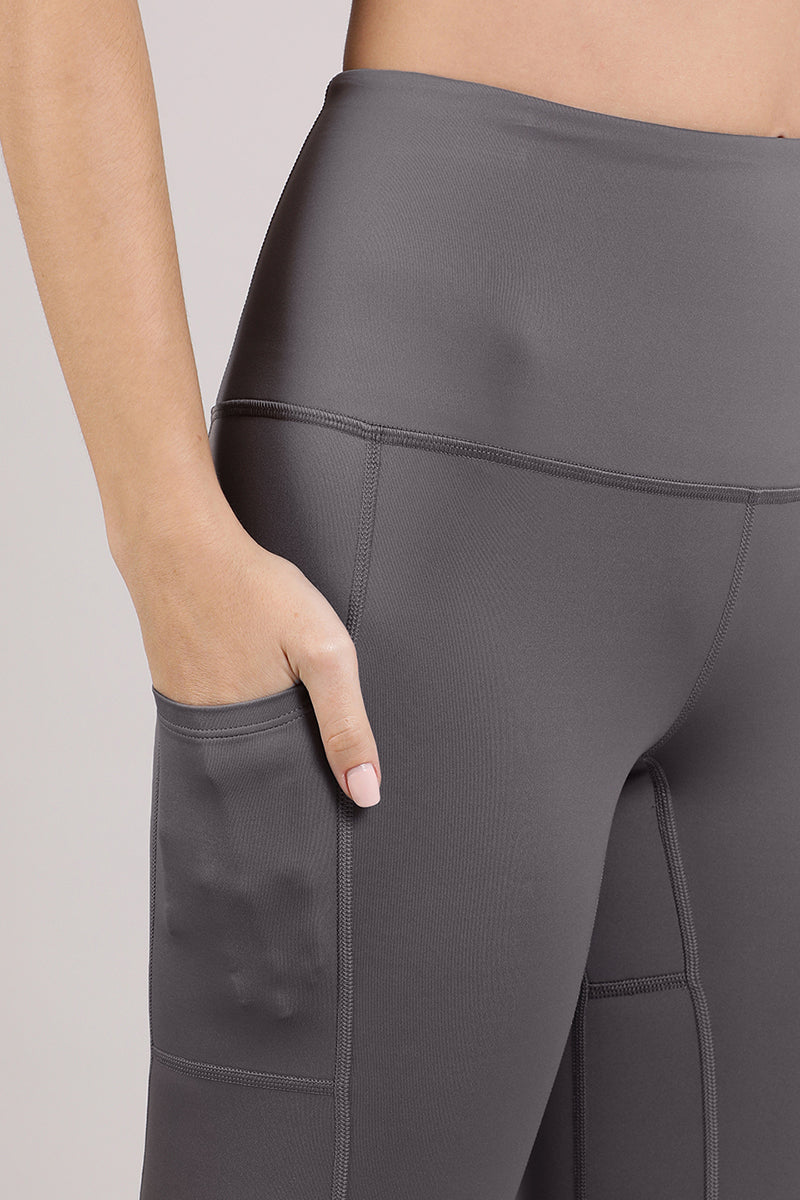 Amante Energize Panelled Tights - Volcanic Glass - view 5