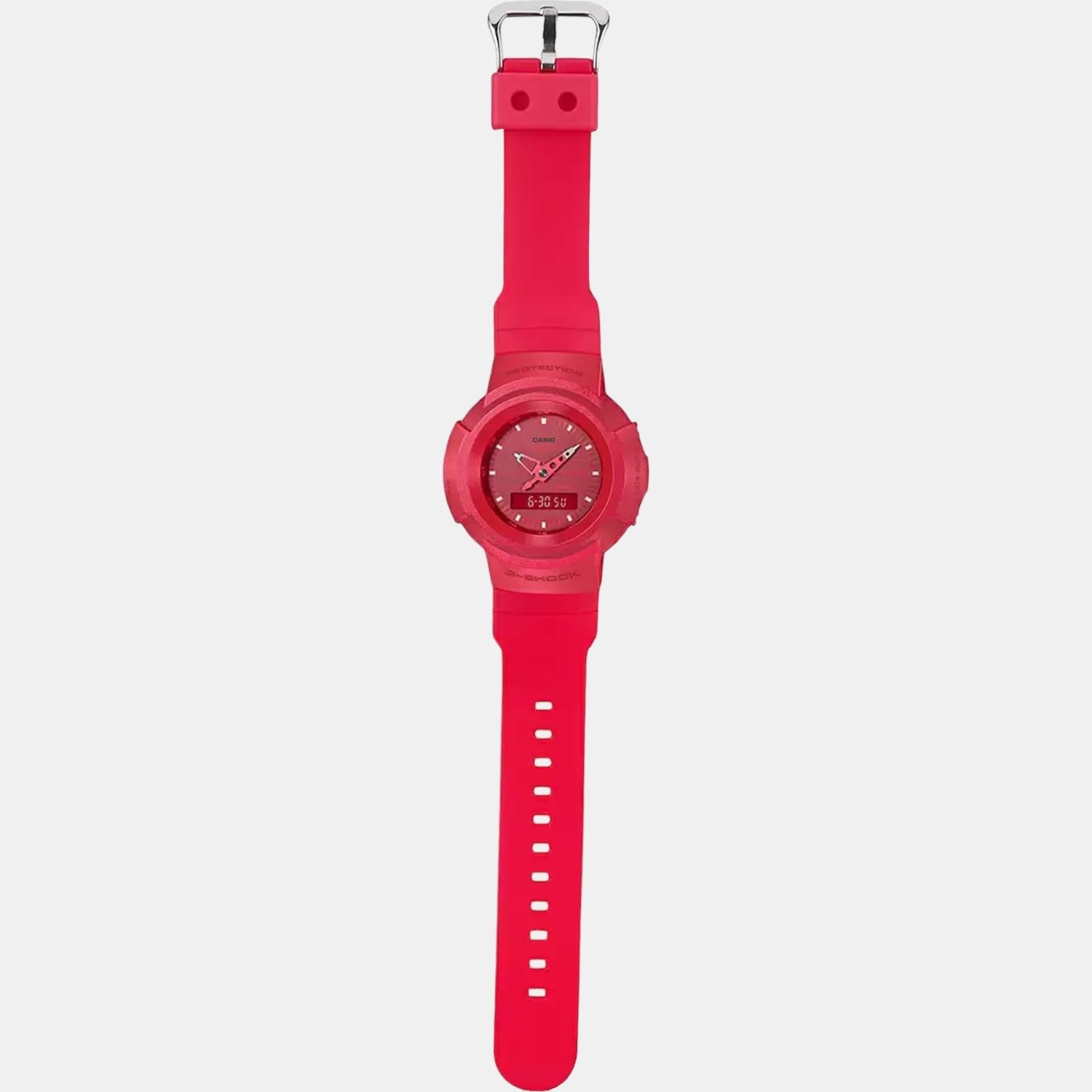 Casio G-Shock Men Quartz Red Dial Analog-Digital Resin Watch G1081 - view 6