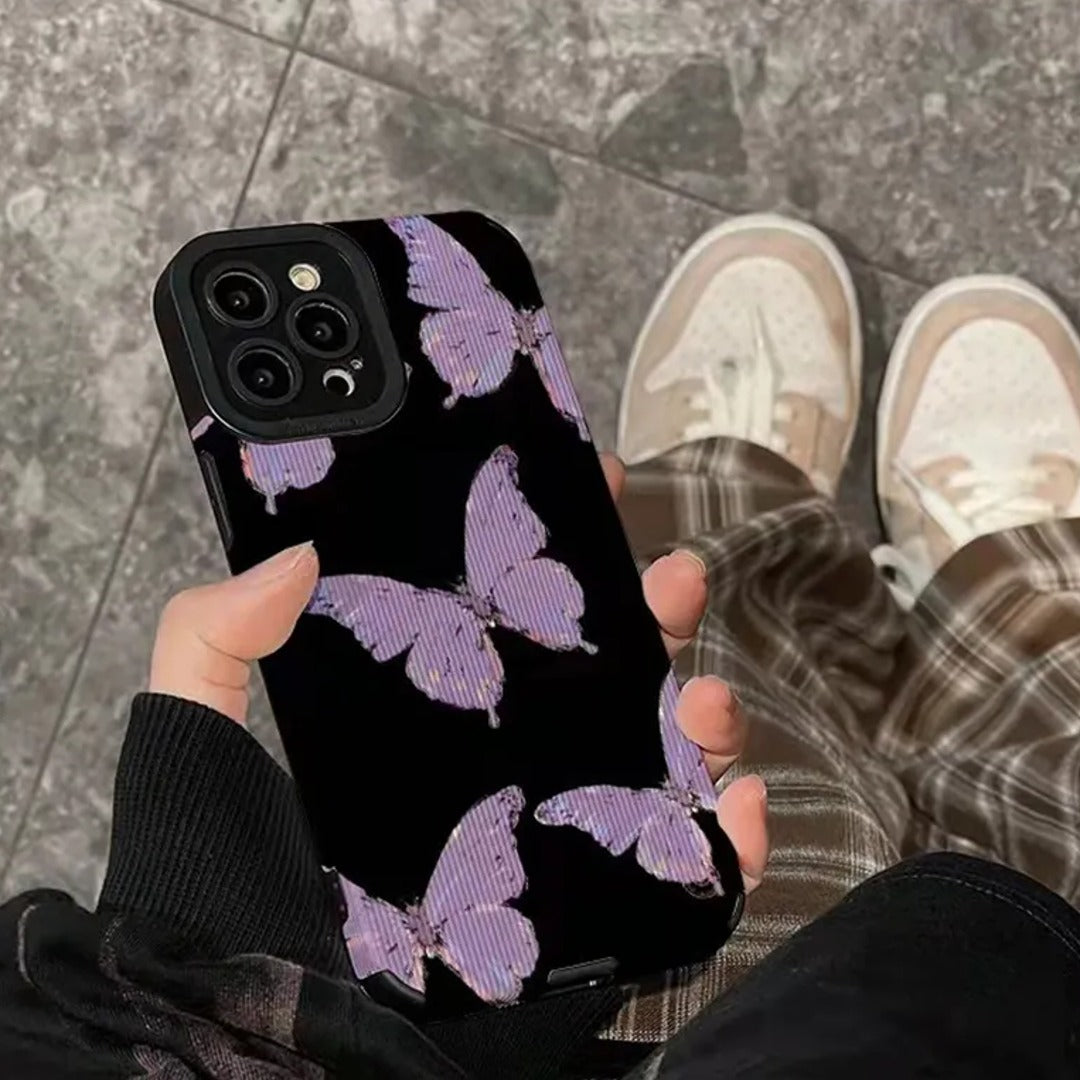 Peeperly Butterfly Stripe Textured Soft Cases - view 3
