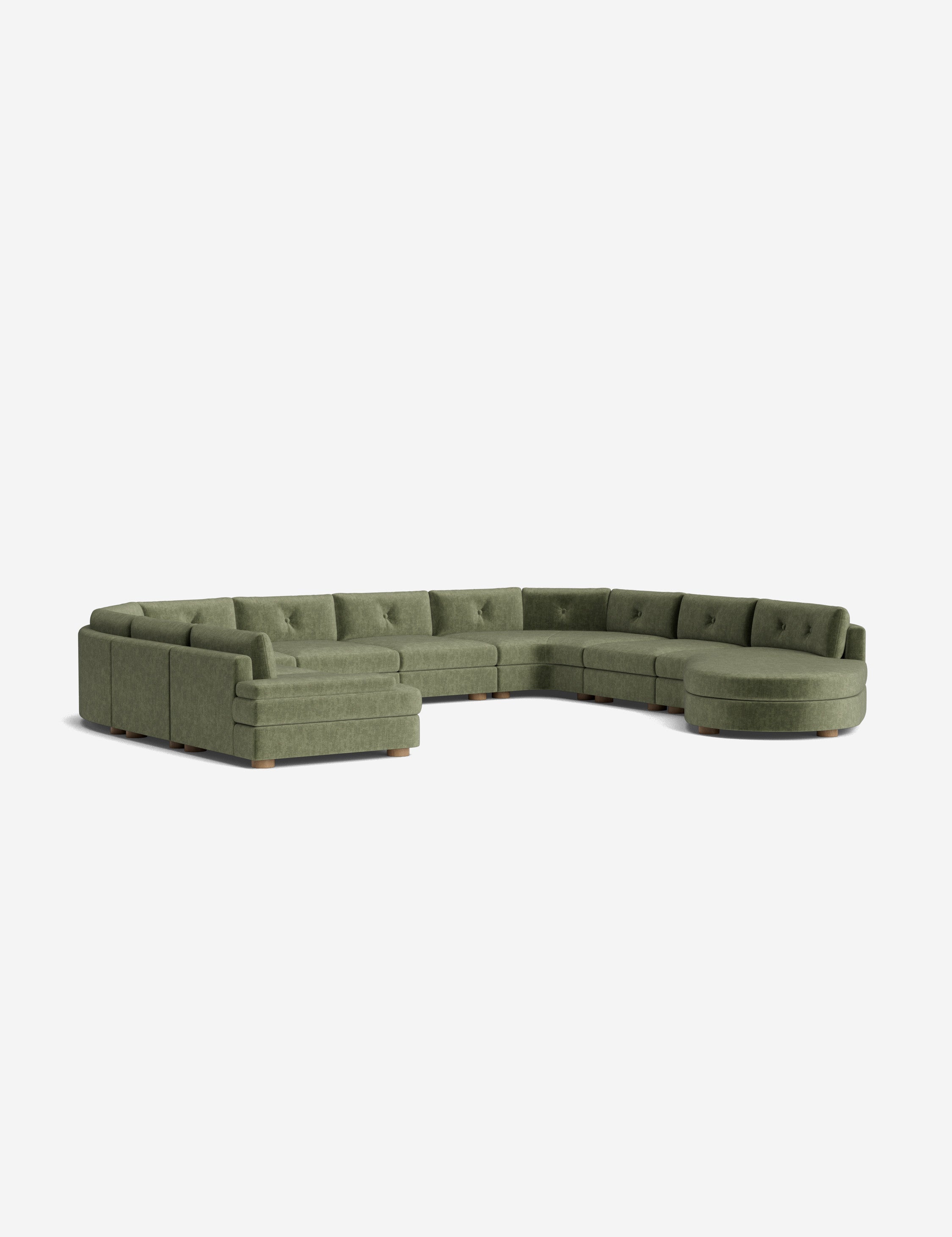 Lulu and Georgia Hill Modular U-Shaped Sectional Sofa - view 45