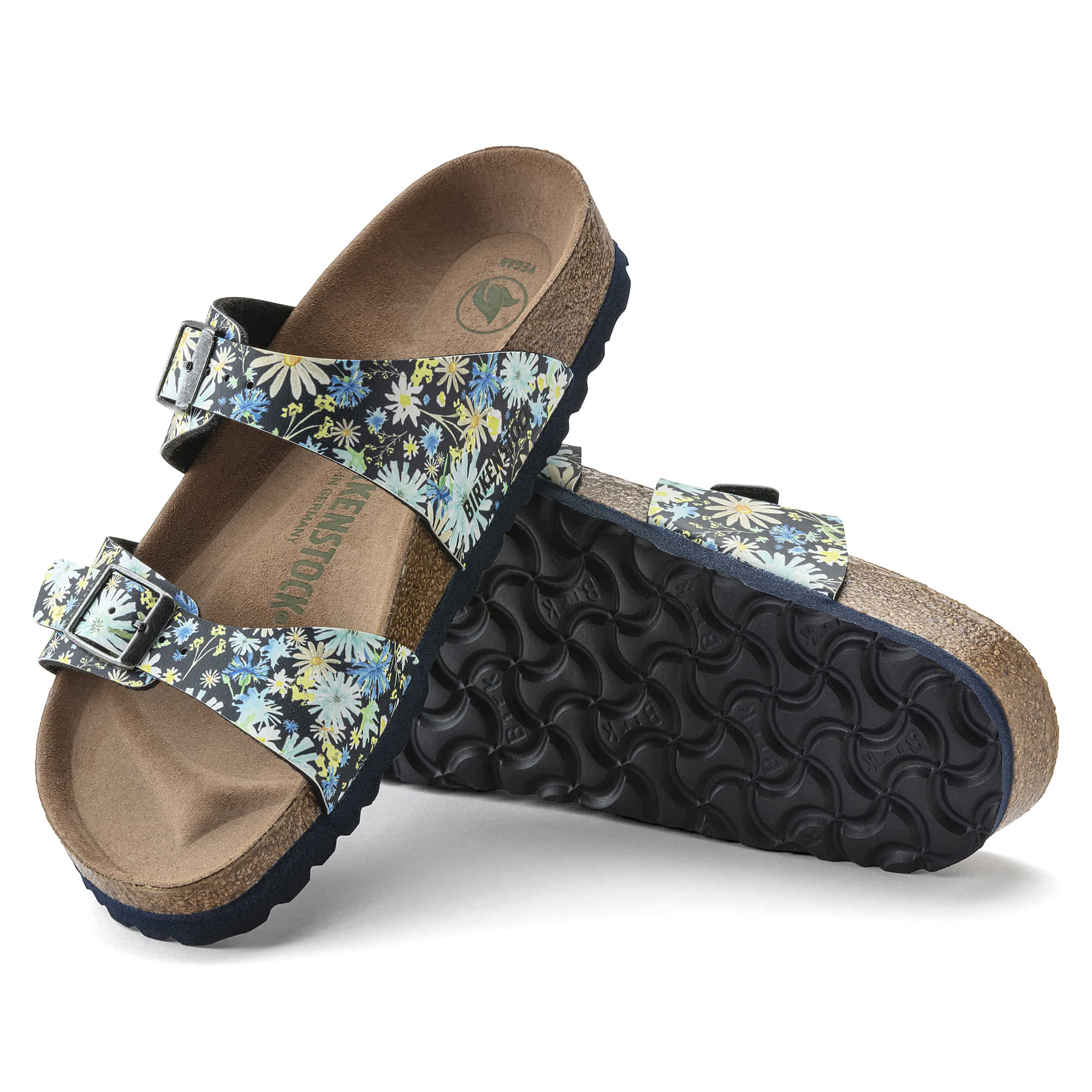 Birkenstock Sydney Vegan Birko-Flor – Multi Multi/Summer Floral Blue