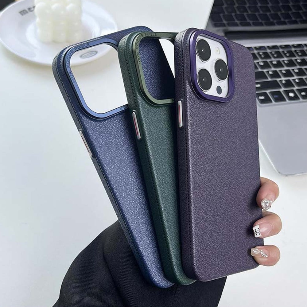 Million Cases iPhone 14 Series Frosted Elegance Leather Pattern Case - view 3