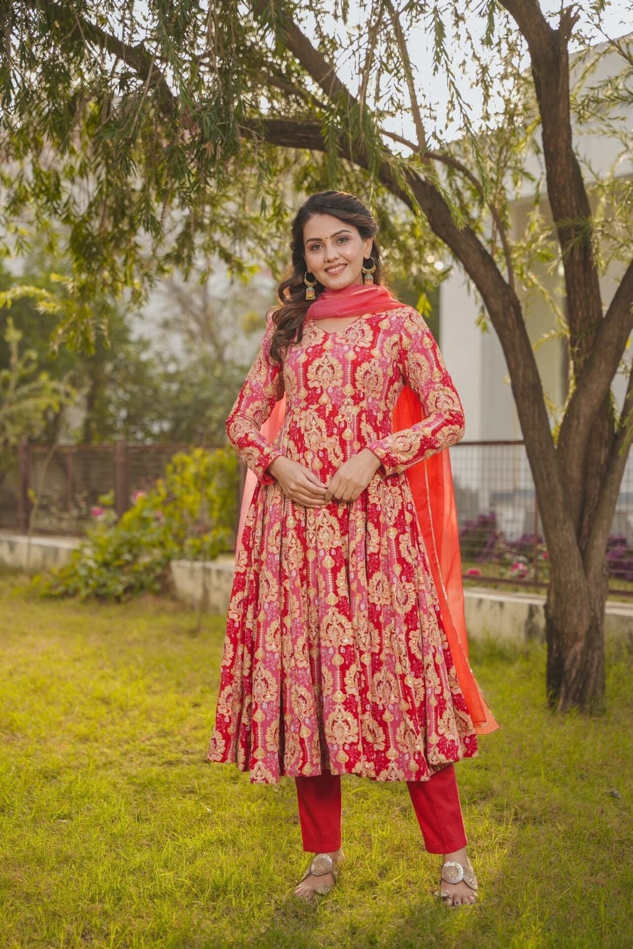 Idaho-o Naima Red Heavy Suit Set - view 3