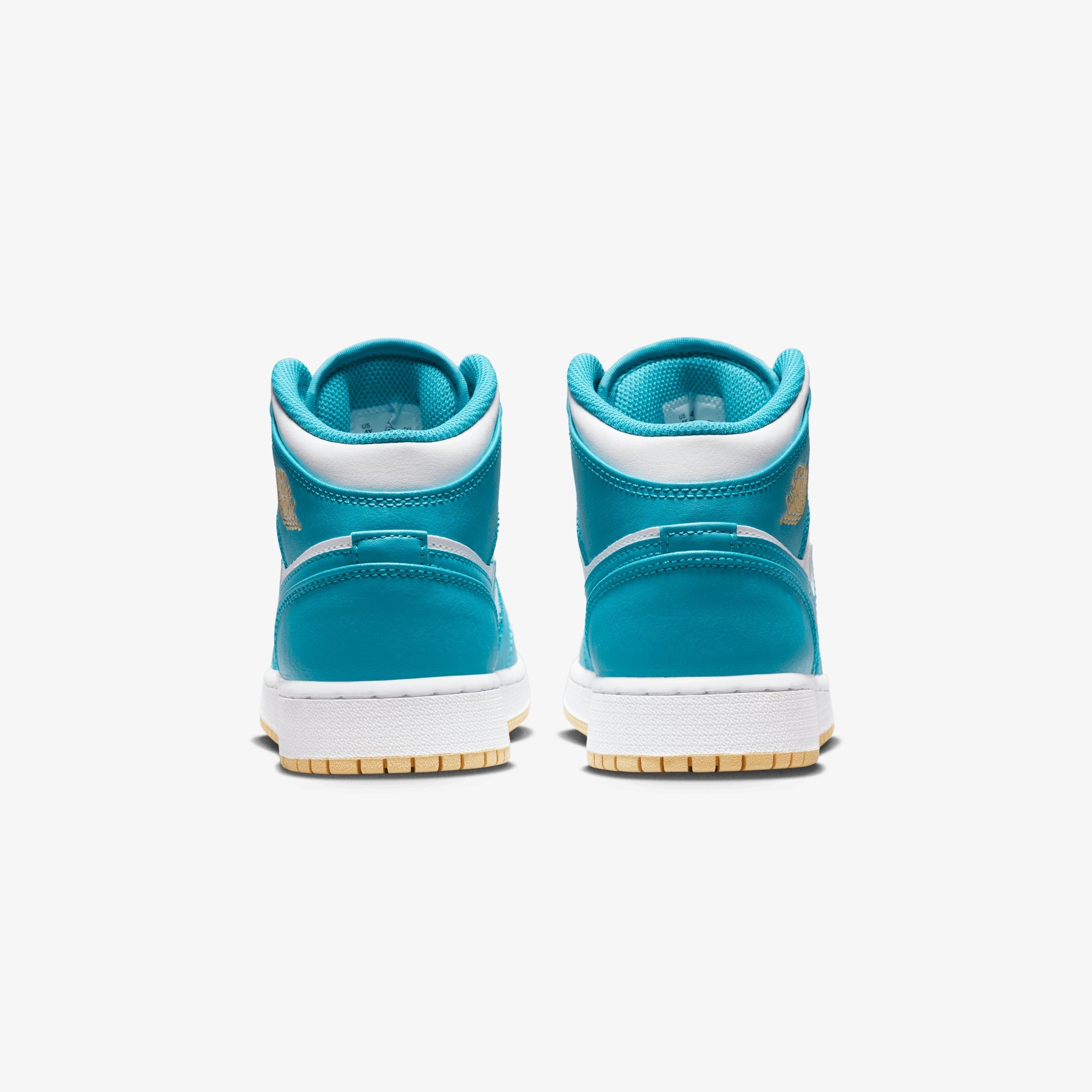 Jordan | AIR JORDAN 1 MID { AQUATONE/CELESTIAL GOLD-WHITE - view 2