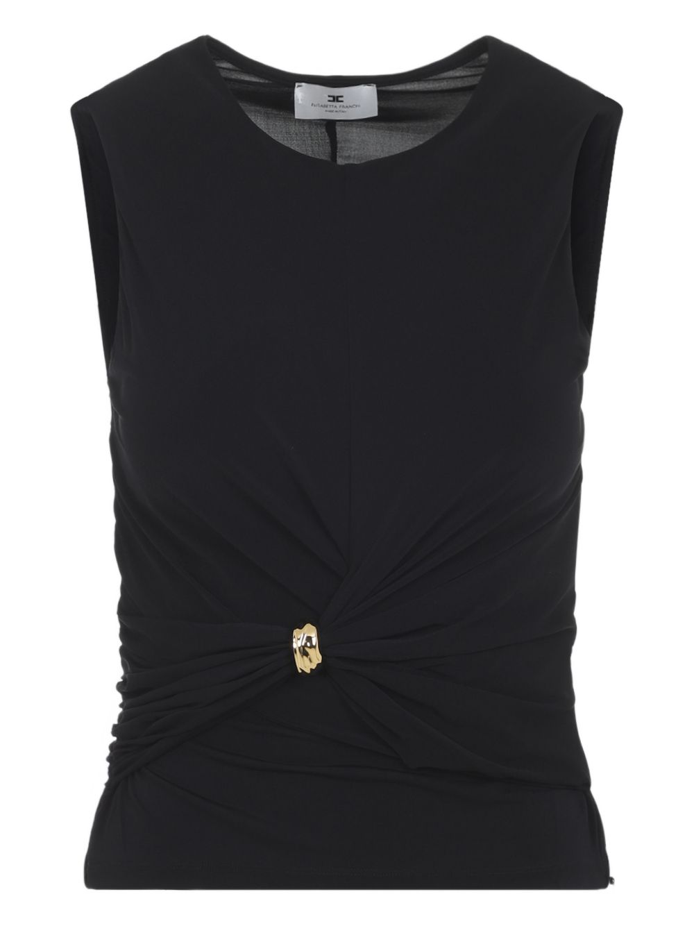 Elisabetta franchi t-shirts – Elisabetta Franchi Sleeveless top – 92% Viscose 08% Elastane