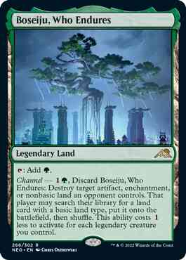 Boseiju who endures – Magic Boseiju, Who Endures [266] [Kamigawa: Neon Dynasty] [Non-Foil]