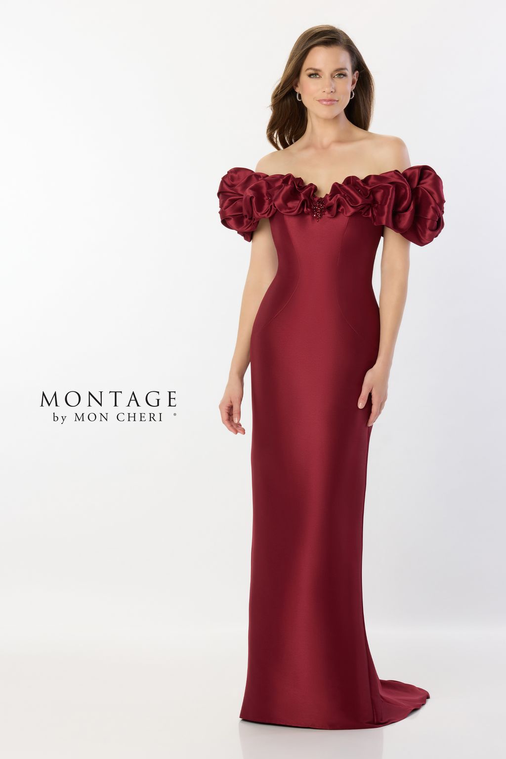 Montage M2233 Long Mermaid A Line Evening Formal Dress - view 4