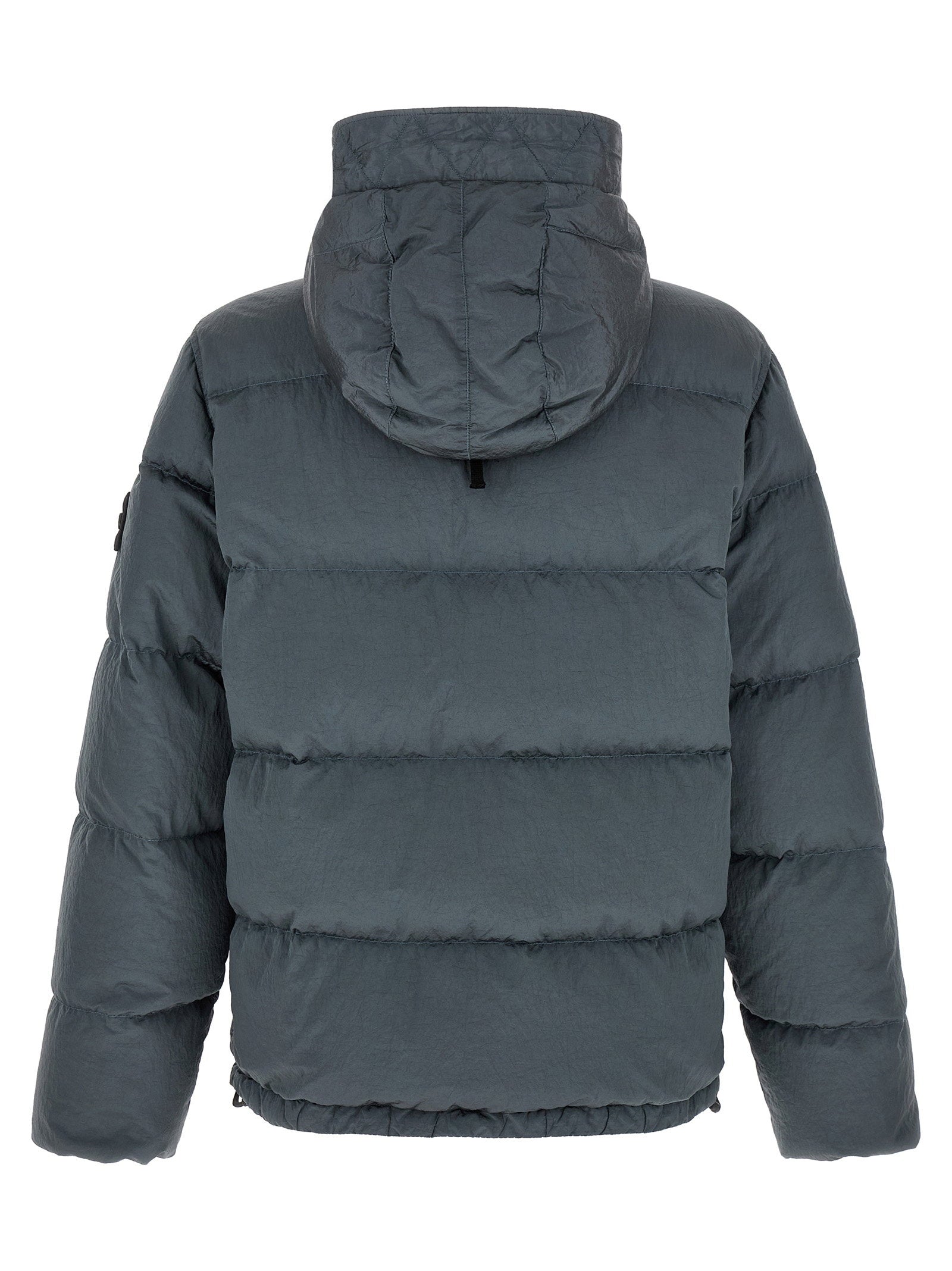Stone Island Crumpled Effect Down Jacket – 100% polyamide - view 2