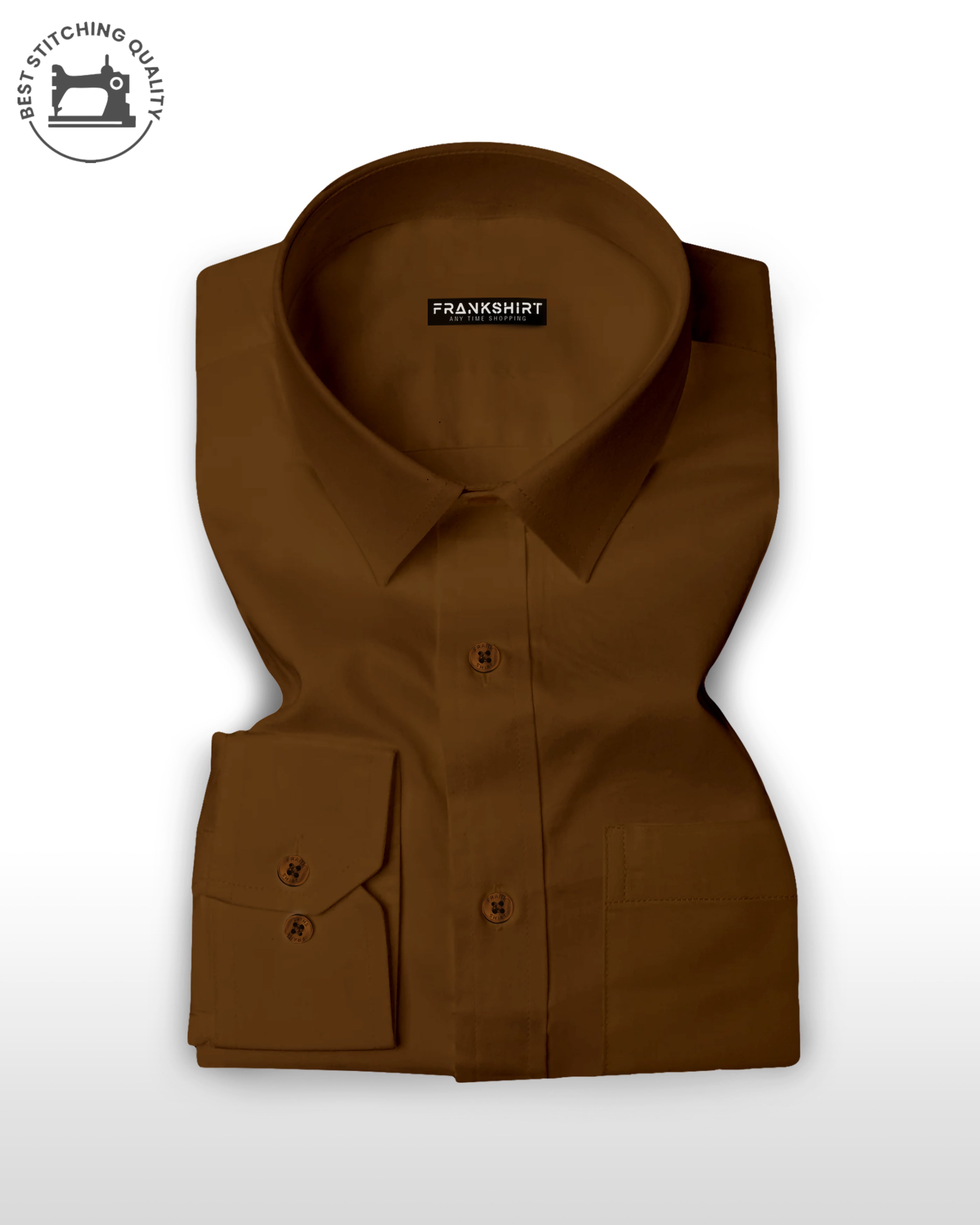 BlackTree Dusty Brown I Formal Shirt I Regular Fit I 100% Cotton Shirt