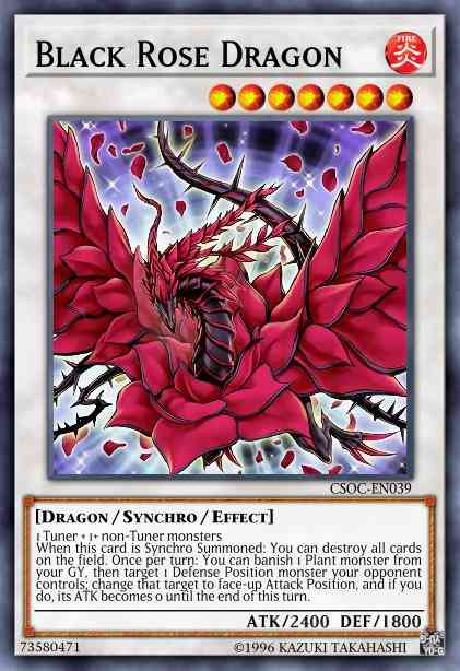 Yu-Gi-Oh! Black Rose Dragon - CSOC-EN039 - Ultimate Rare - Unlimited