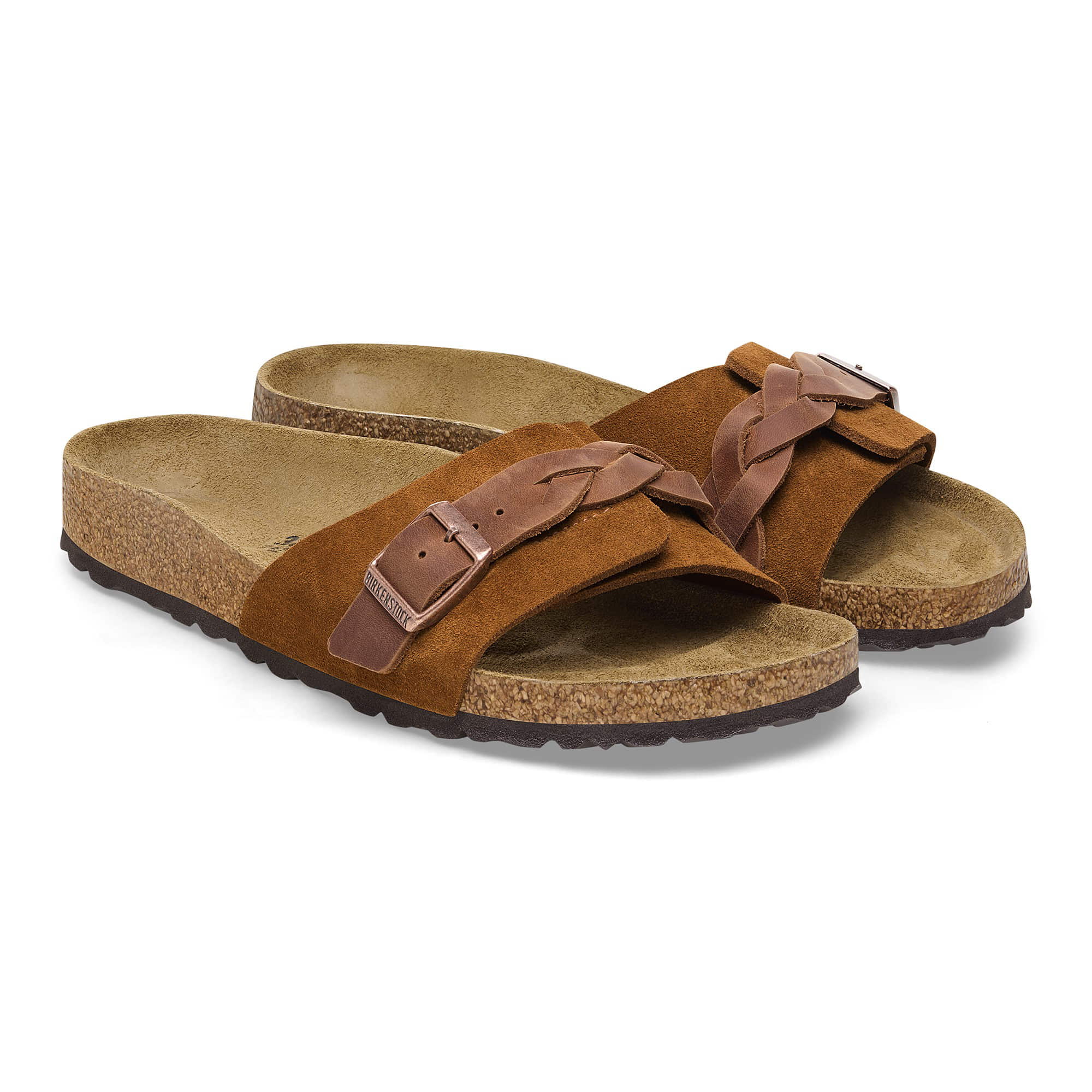 Birkenstock Oita Braided Suede Leather – Brown Brown/Mink - view 3