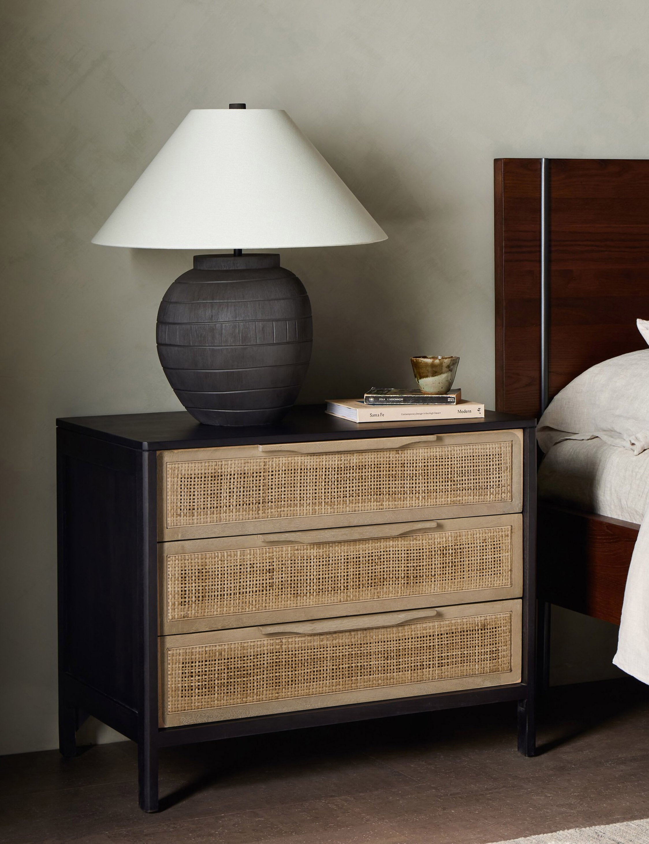 Lulu and Georgia Hannah 3-Drawer Nightstand - view 10
