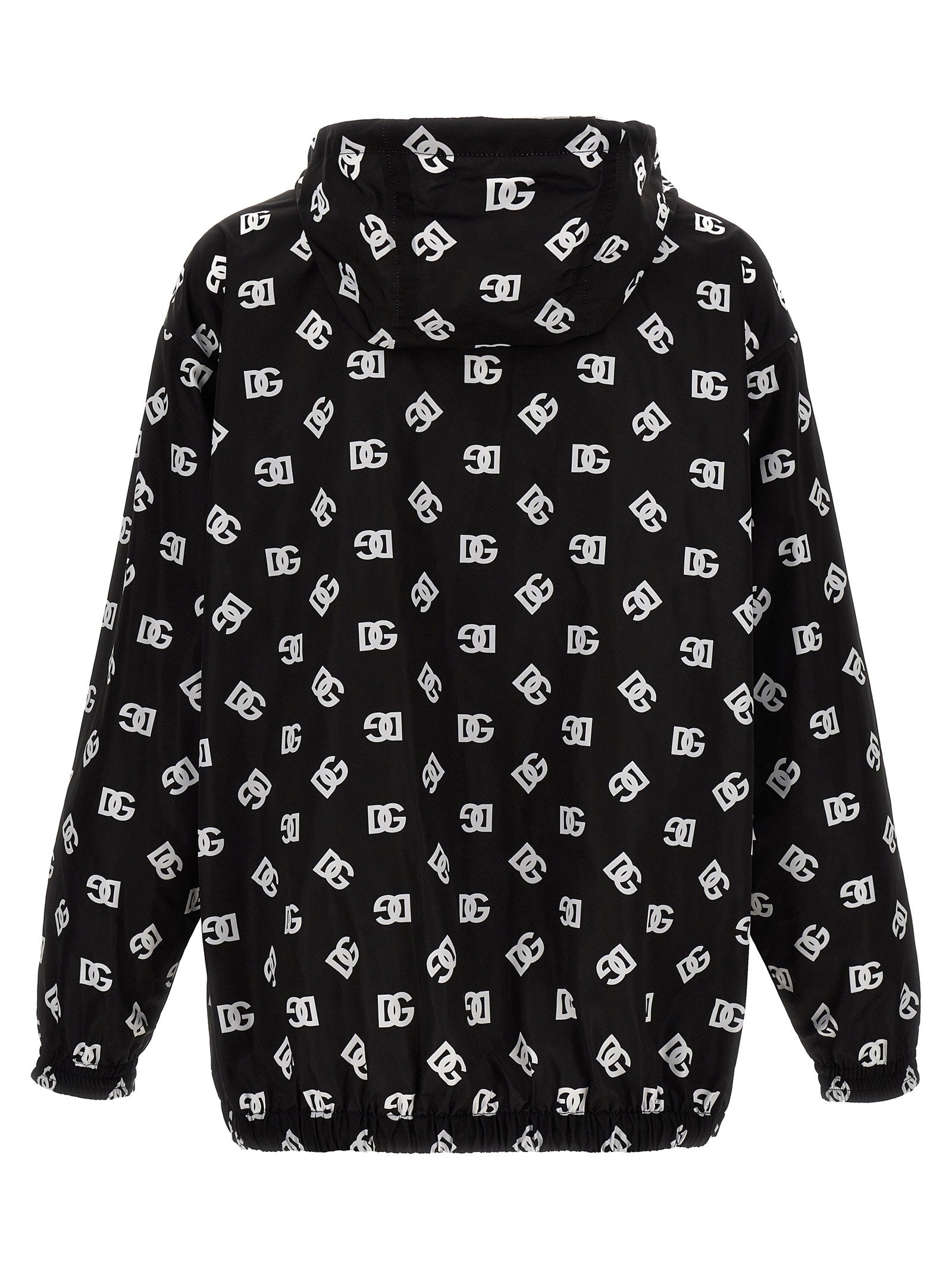 Dolce & Gabbana Logo Print Hooded Jacket – 100% polyester - view 2