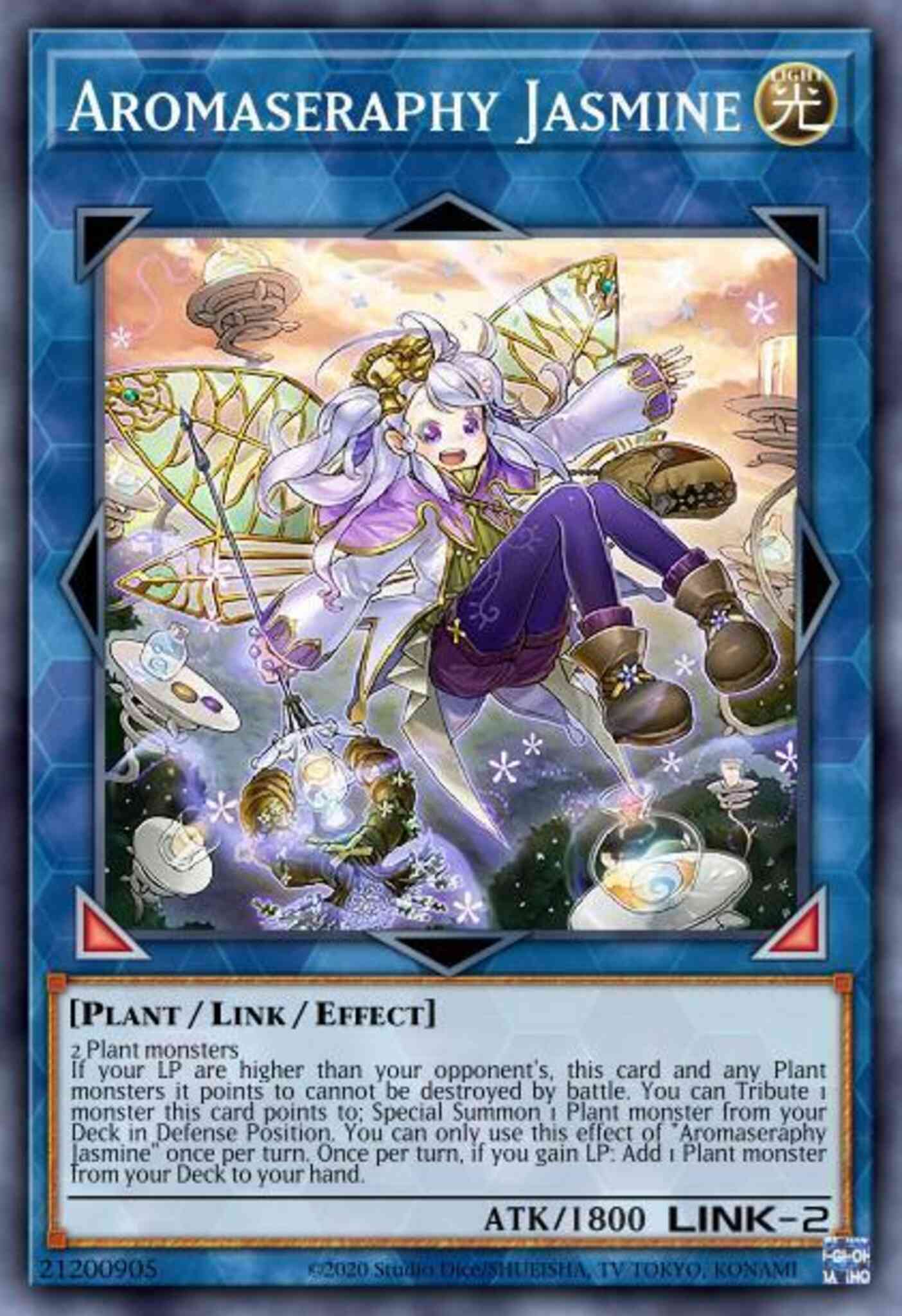 Yu-Gi-Oh! Aromaseraphy Jasmine - DUPO-EN029 - Ultra Rare - Unlimited