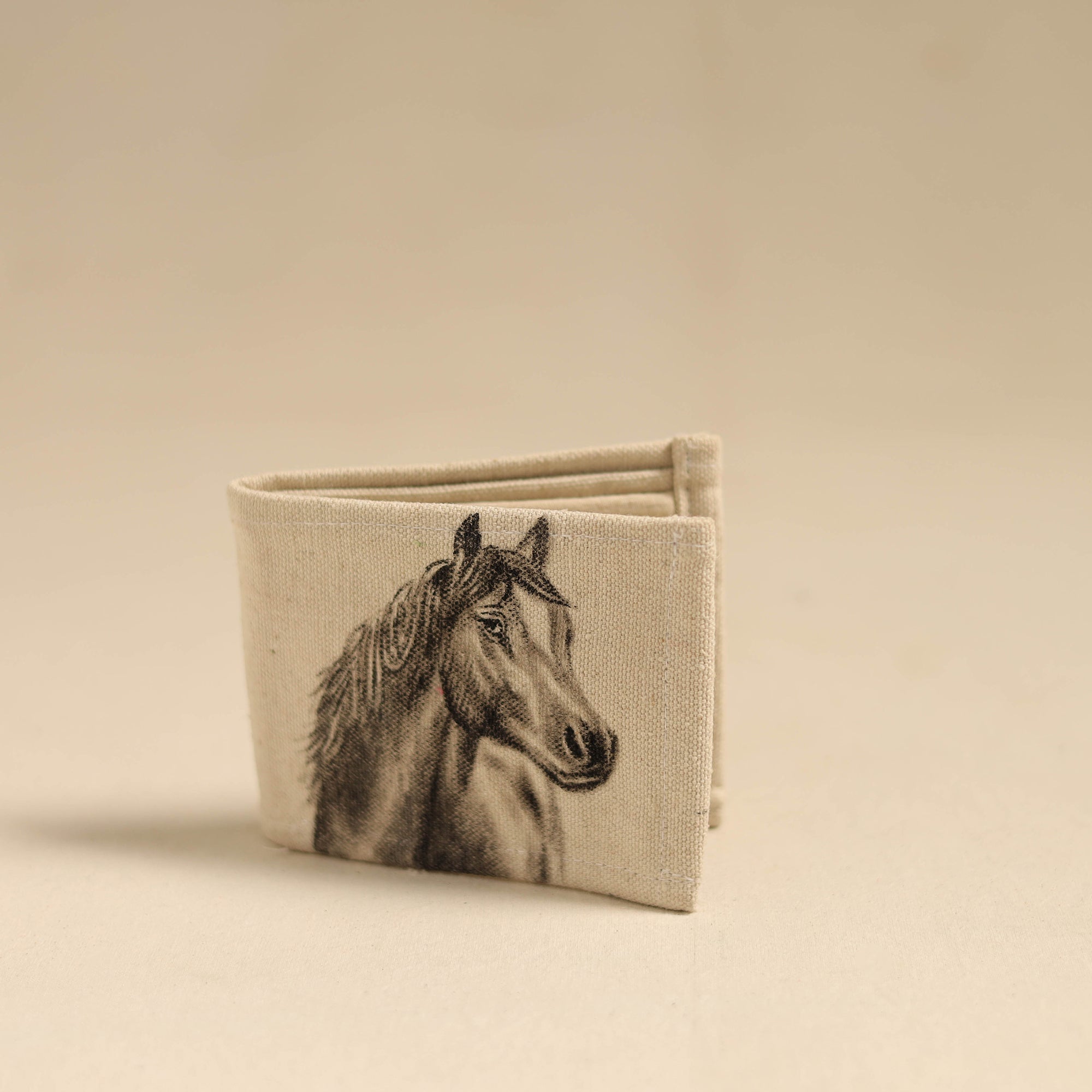 ITOKRI CRAFTS INITIATIVE Beige - Handpainted Wallet from Odisha 07