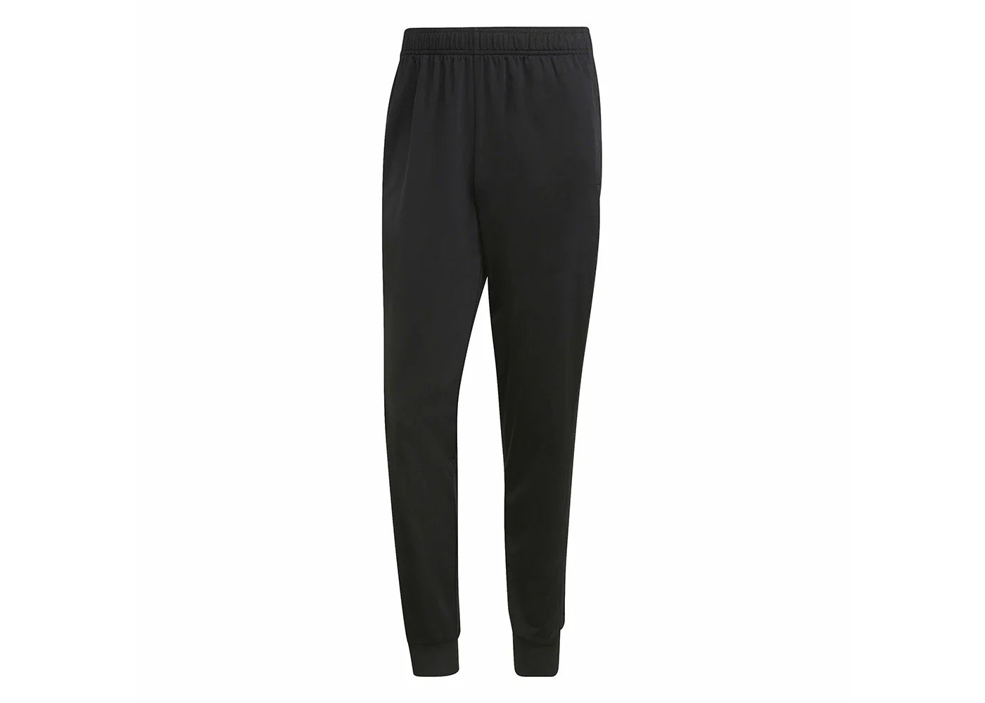 adidas Essentials Warm-Up Tapered 3-Stripes Track Pants Black/Black
