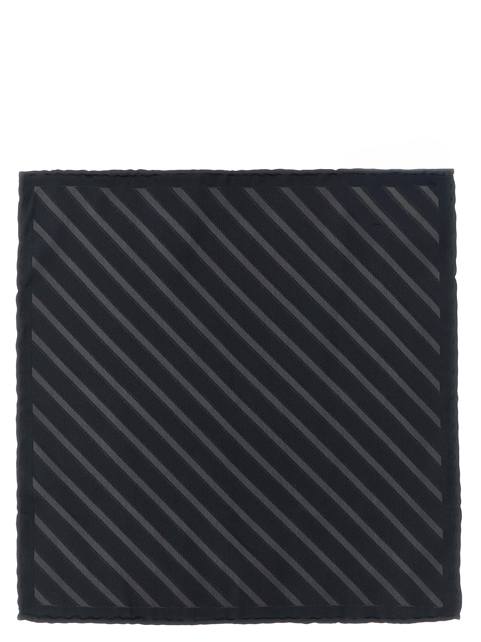 Brunello Cucinelli Regimental Pocket Clutch – 100% silk
