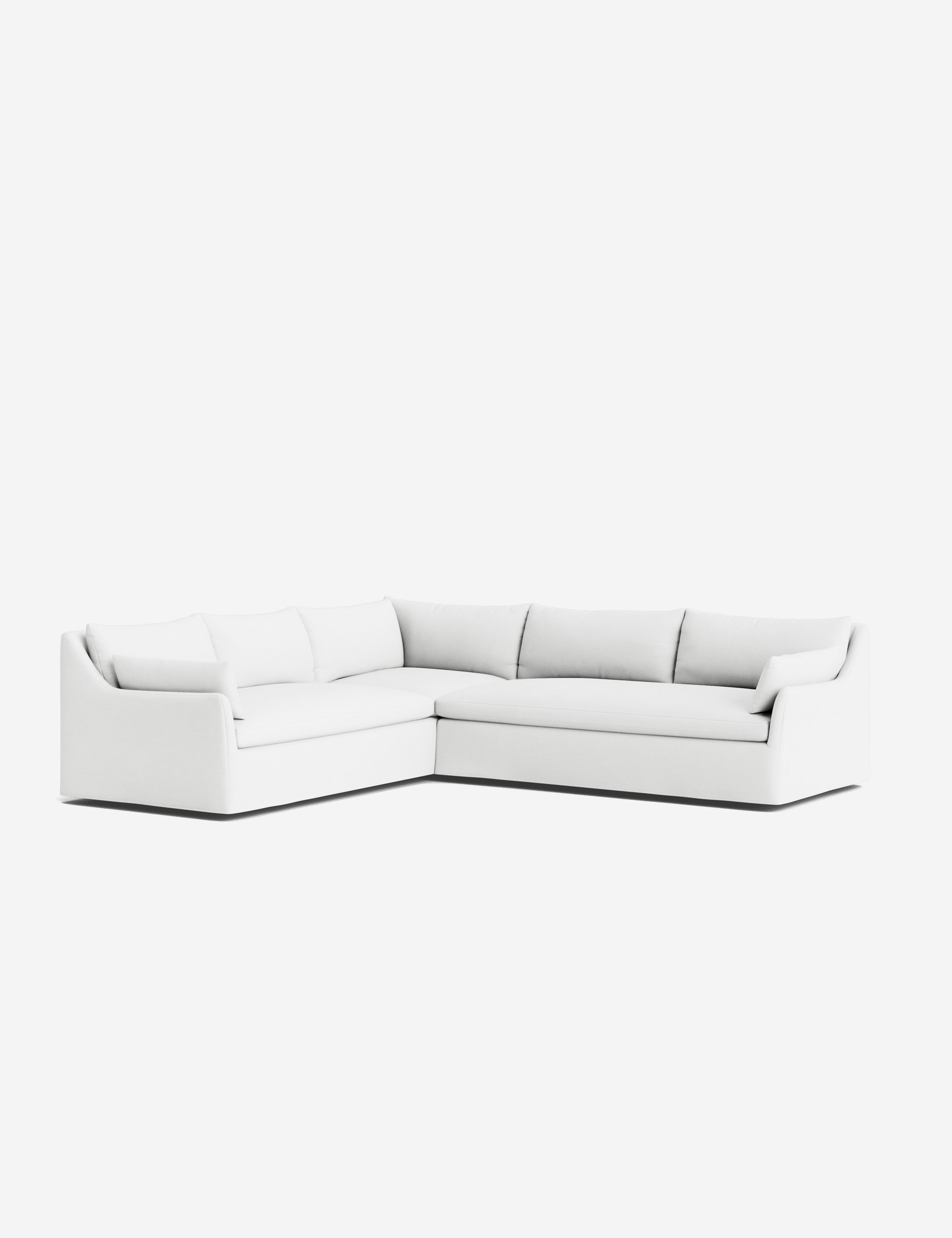 Lulu and Georgia Portola Luxe Depth Slipcover Corner Sectional Sofa - view 42